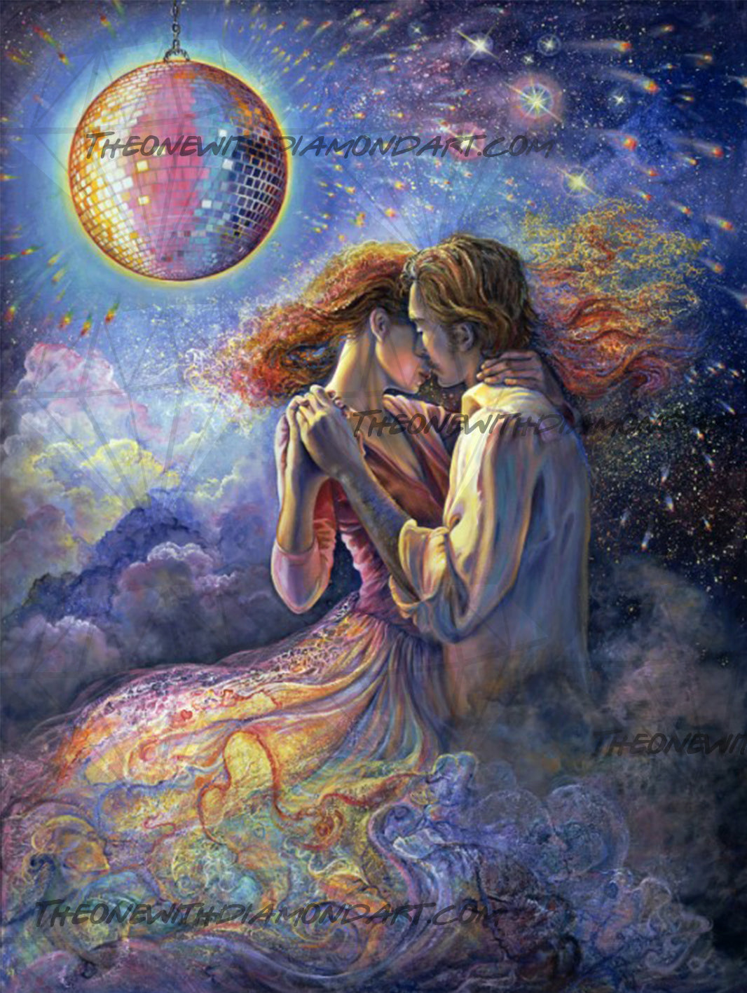 *Paint By Numbers* Love Is In The Air ©Josephine Wall
