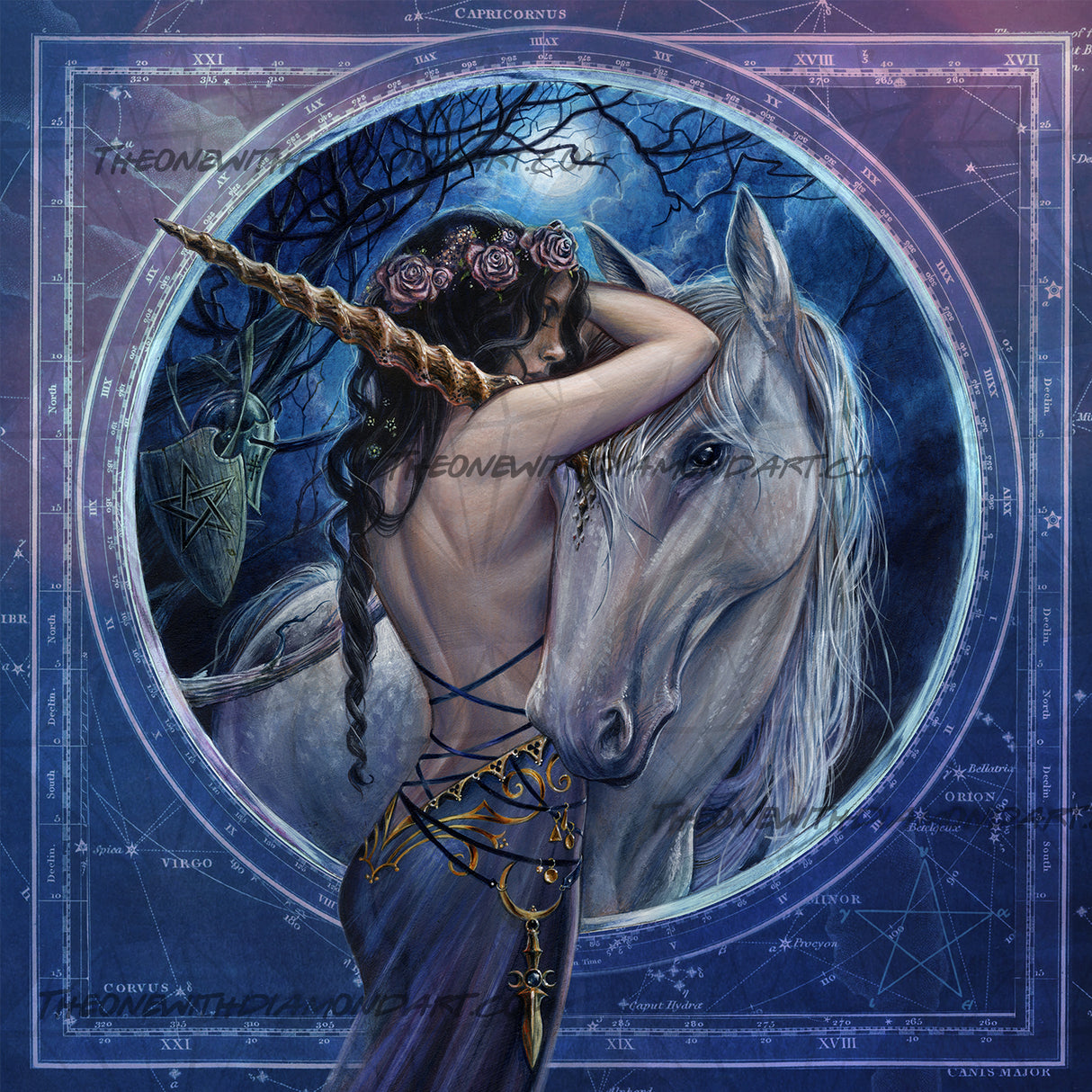 *Hand-Rendered* Mythicorn ©2025 Alchemy Carta England