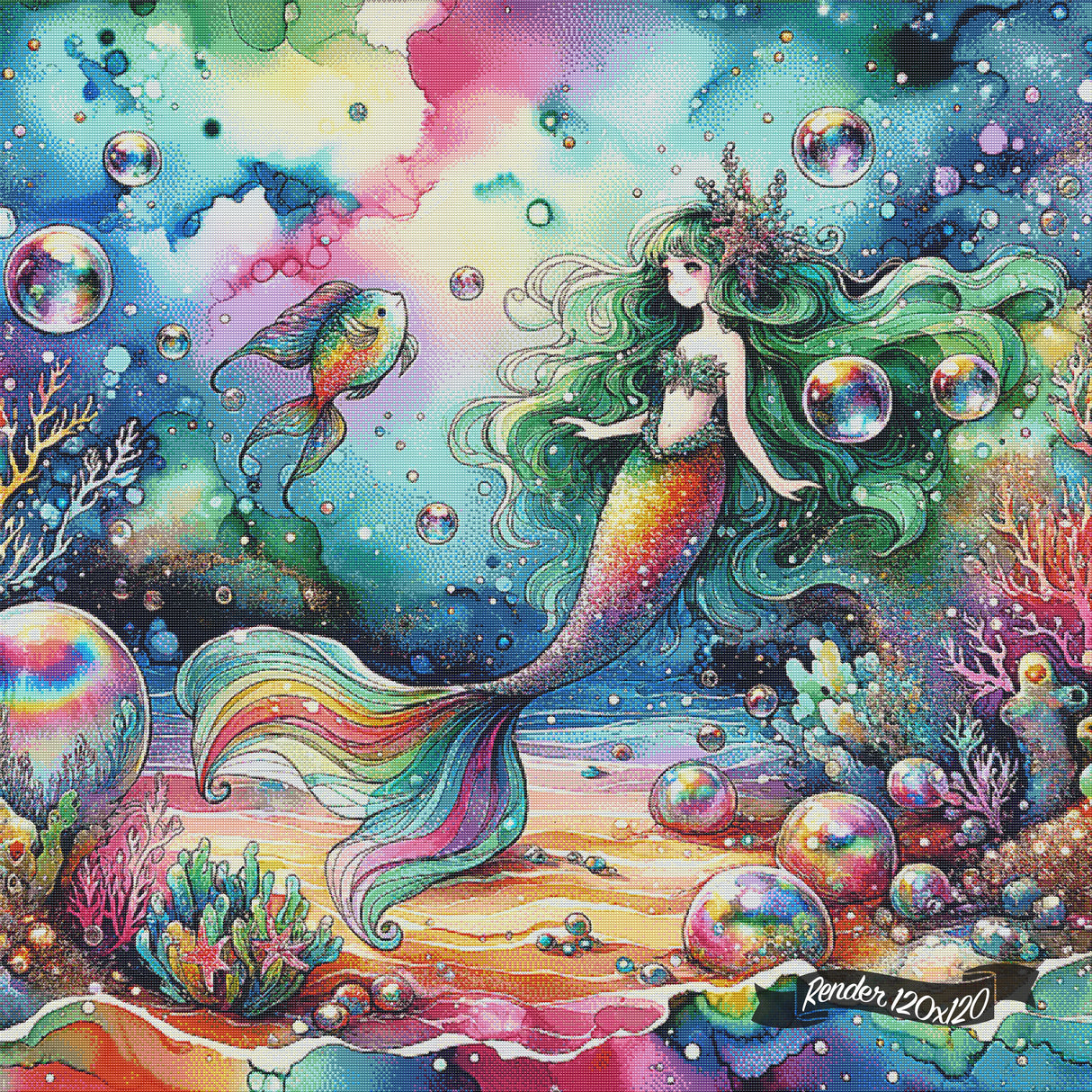 *Crystal* Ocean Friends ©Cocomarshmallow Art