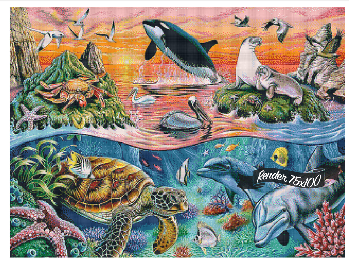 Ocean Gathering ©Mark Gregory. Licensed by MGL, www.mglart.com