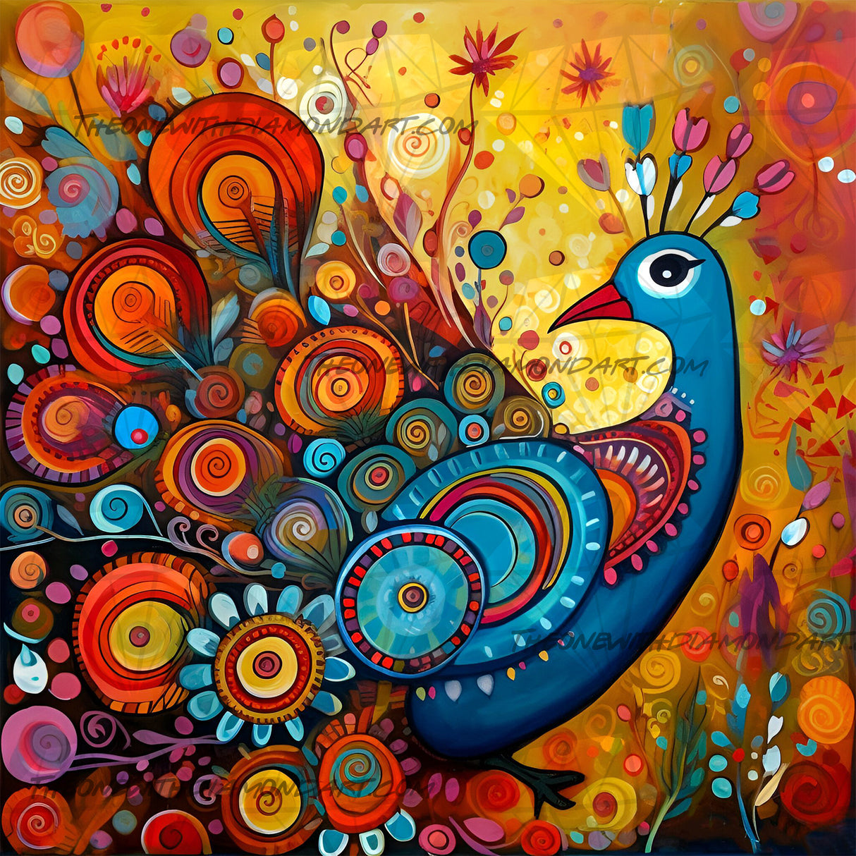 Paisley The Peacock ©StacyDealArt