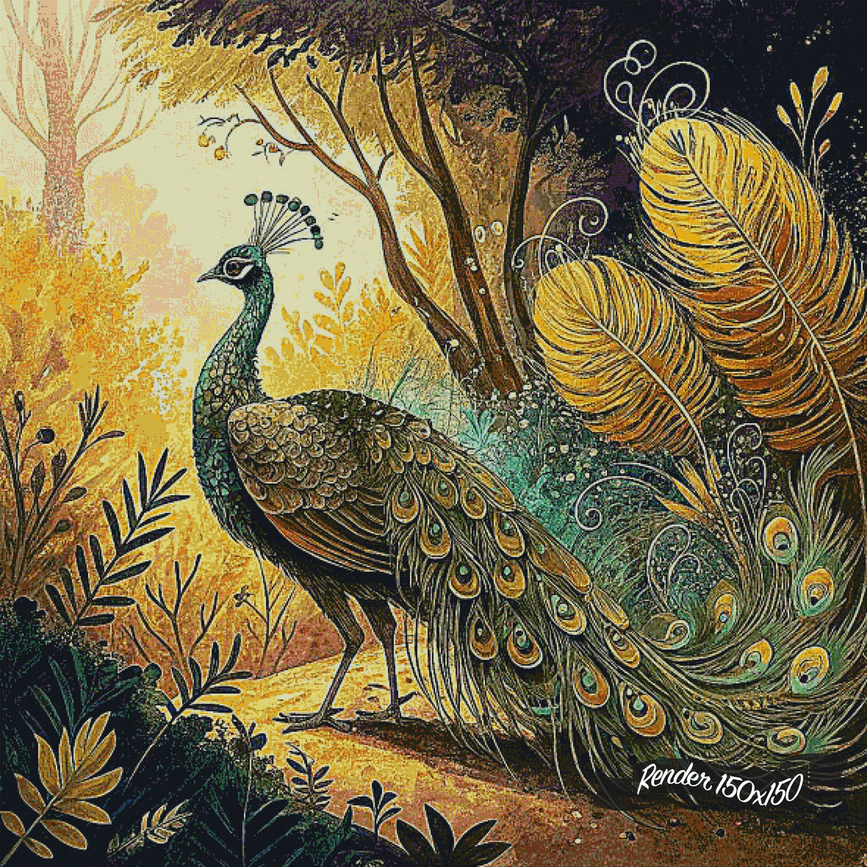 Peacock Elegance ©Morrigan Austin