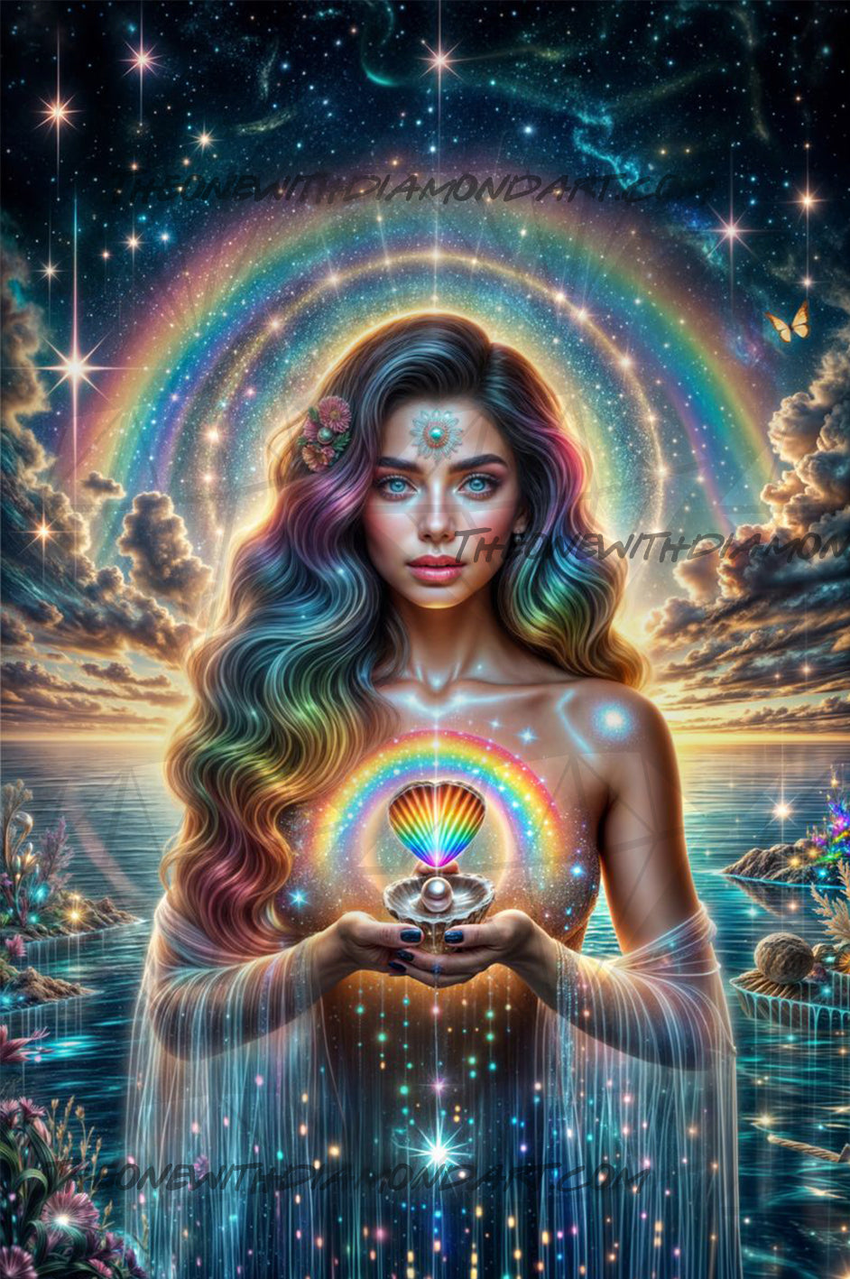 *Hand-Rendered* Pearl Maid ©Spirit Of The Rainbow / GratefulLicensing.com