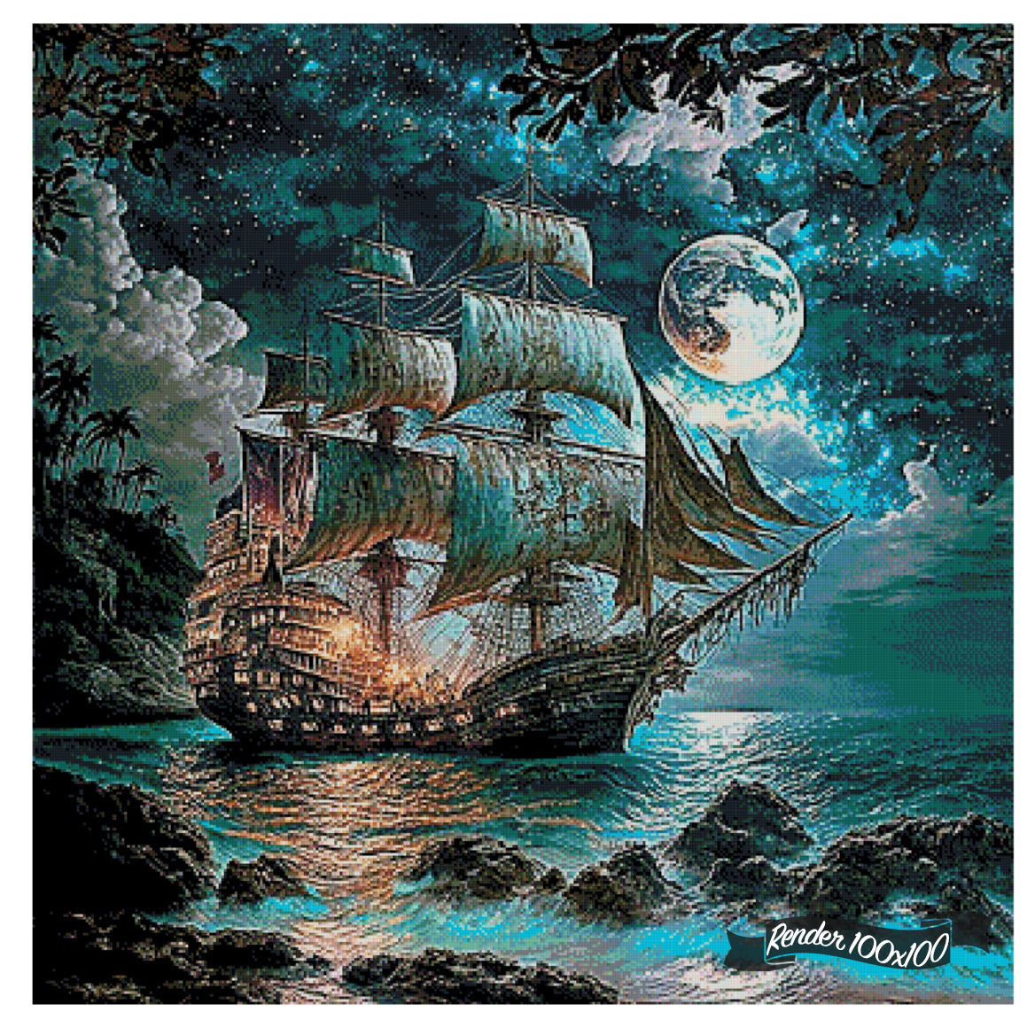 Pirate Glow ©Cocomarshmallow Art