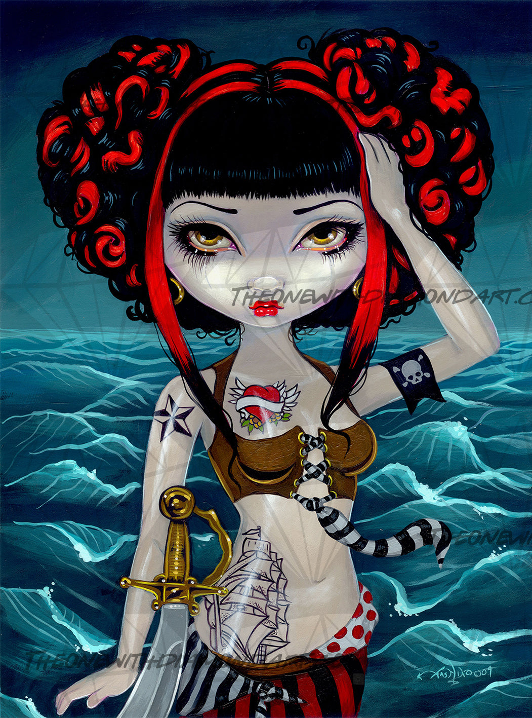 Pretty Pirate Polly ©Jasmine Becket-Griffith