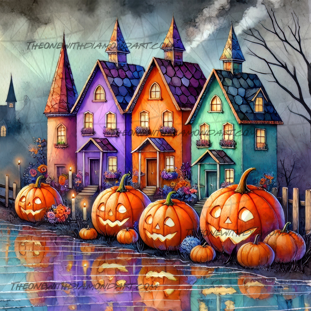 Pumpkin Village ©Cocomarshmallow Art