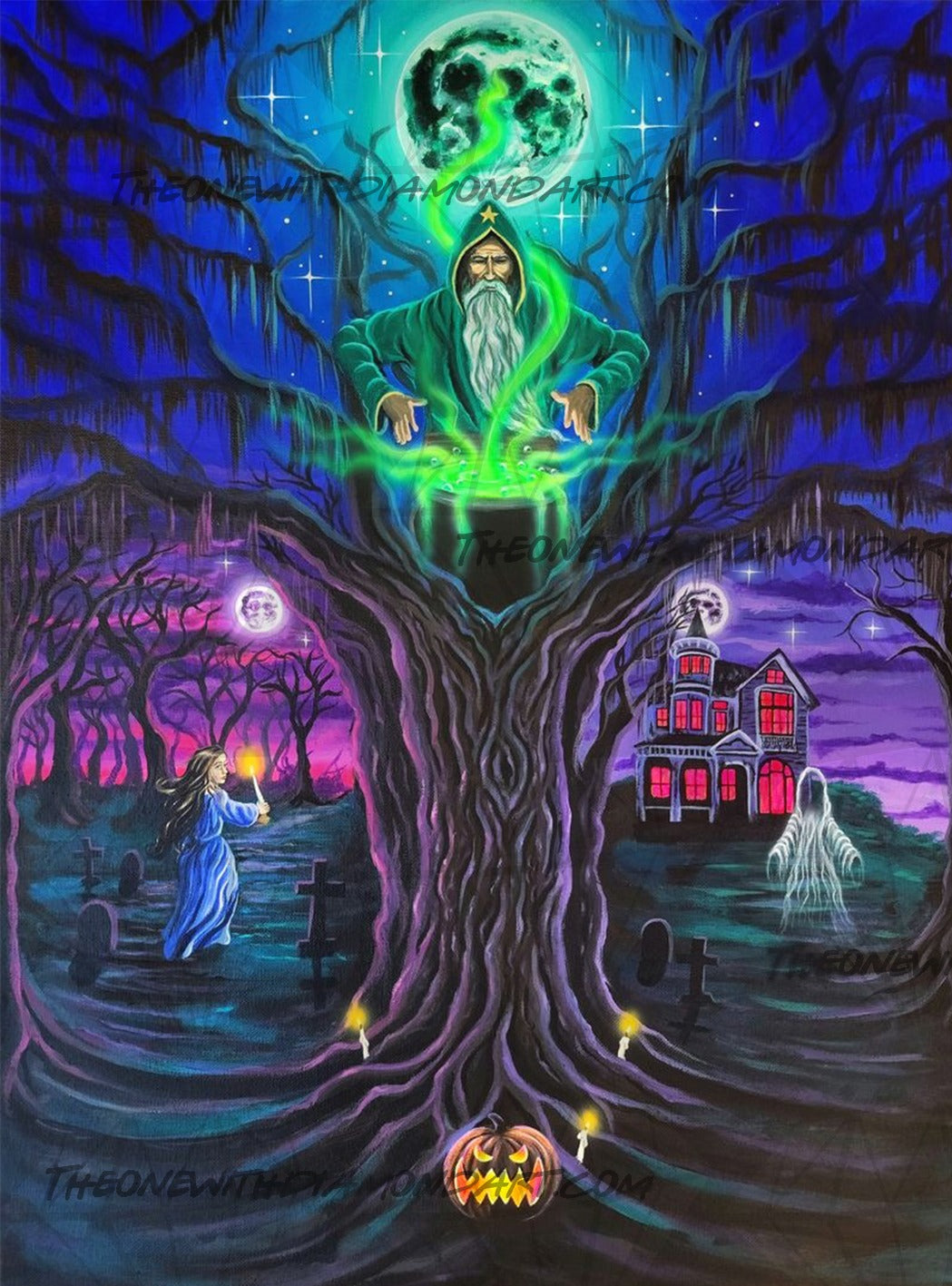 *Hand-Rendered* Conjuring Spirits ©Altered Moon Art