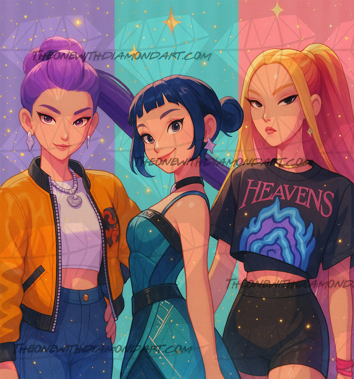 Radiant Beats ©The One With The Diamond Art