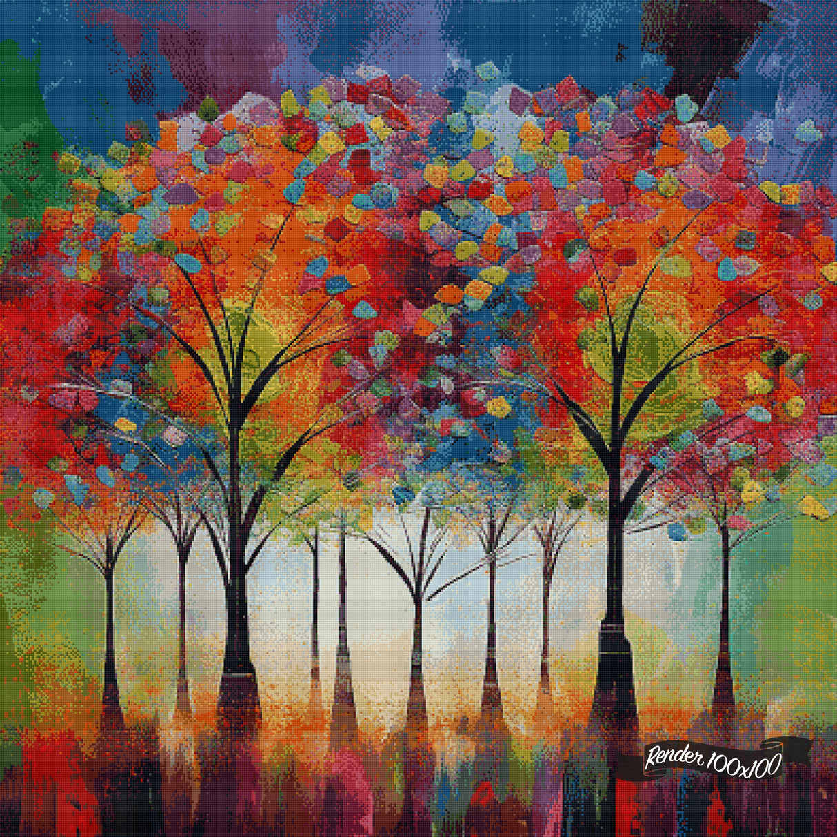 Rainbow Grove ©Diamants et Strass