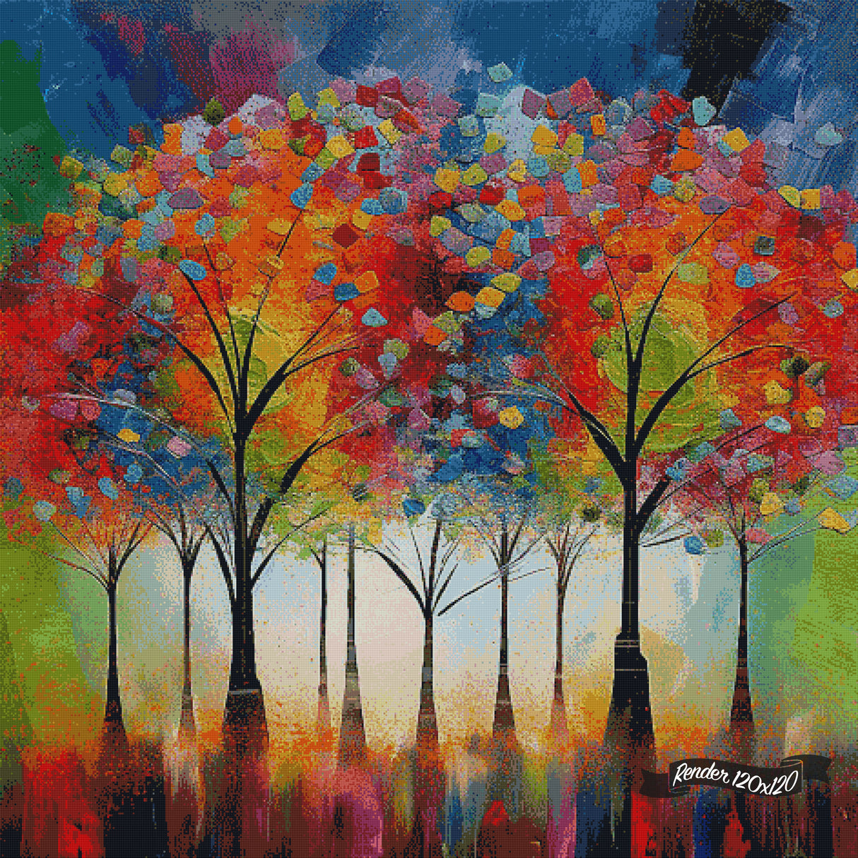 Rainbow Grove ©Diamants et Strass