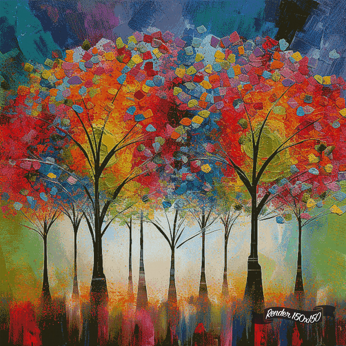 Rainbow Grove ©Diamants et Strass
