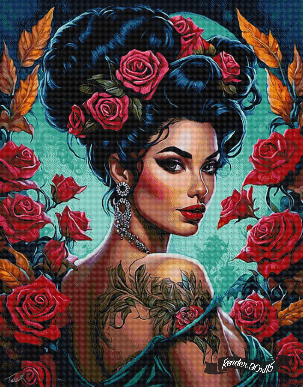 Rebel Red Rose ©Tabz Jones / GratefulLicensing.com