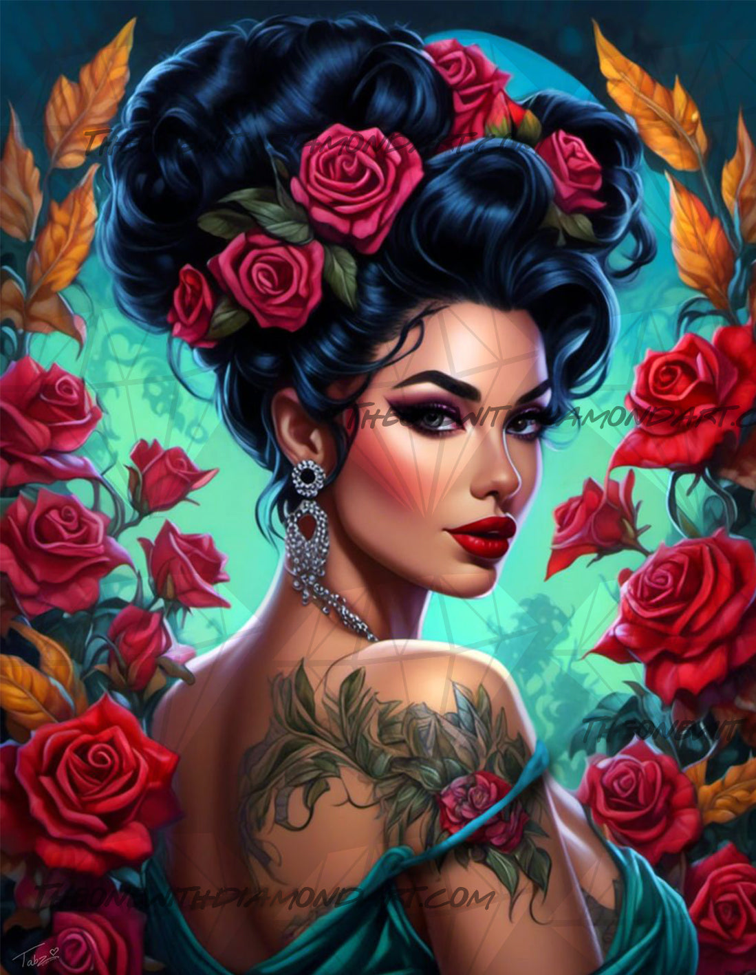 Rebel Red Rose ©Tabz Jones / GratefulLicensing.com