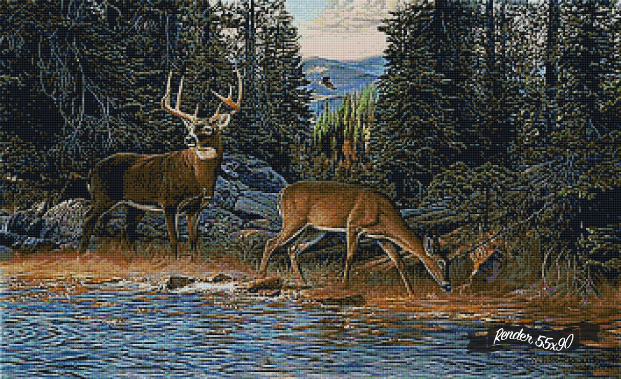 River's Edge ©Russell Cobane. Licensed by MGL, www.mglart.com