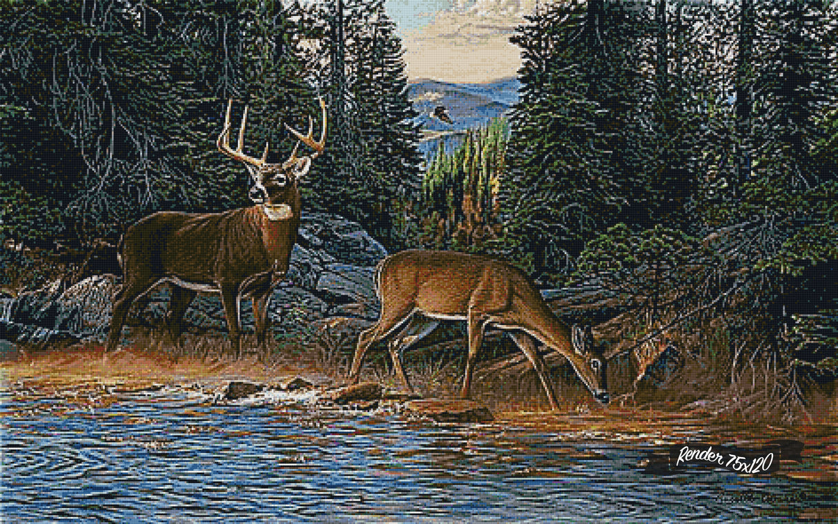 River's Edge ©Russell Cobane. Licensed by MGL, www.mglart.com