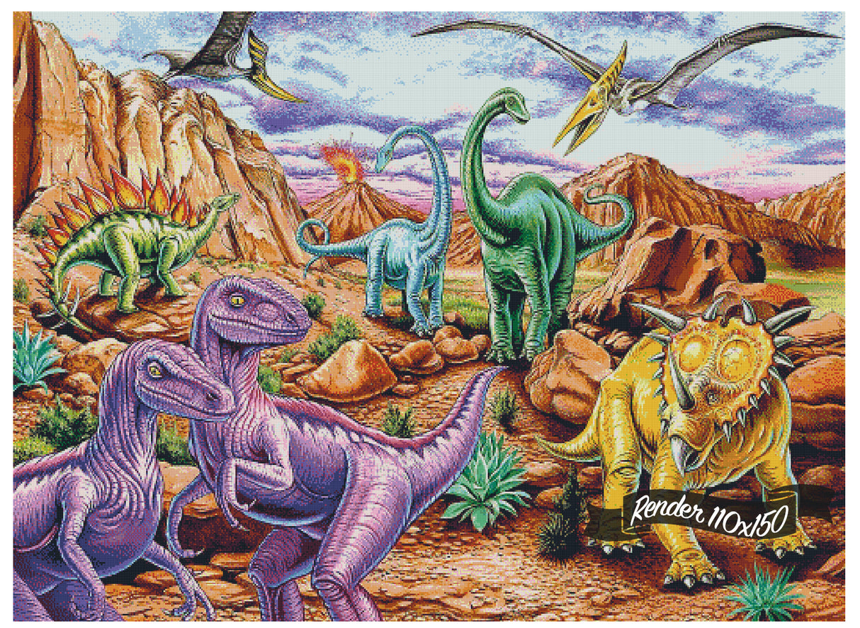 Rocky Mountain Dinos ©Mark Gregory. Licensed by MGL, www.mglart.com