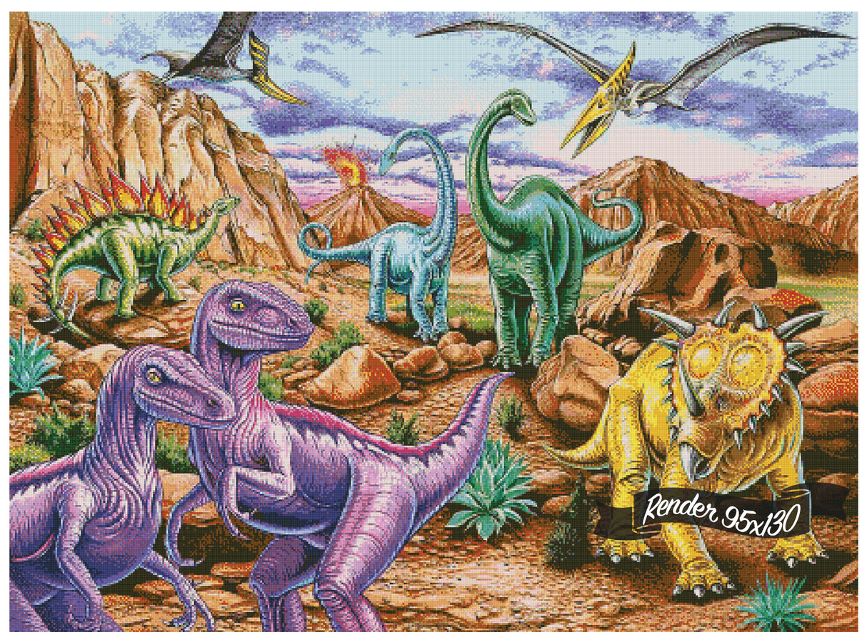 Rocky Mountain Dinos ©Mark Gregory. Licensed by MGL, www.mglart.com