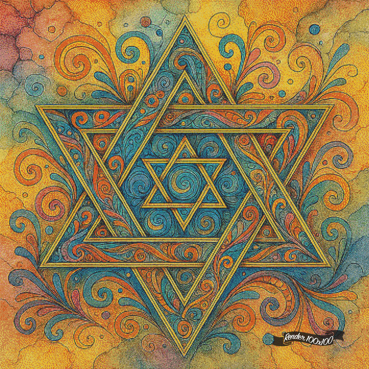 *Limited Edition* Sacred Symmetry ©The One With The Diamond Art