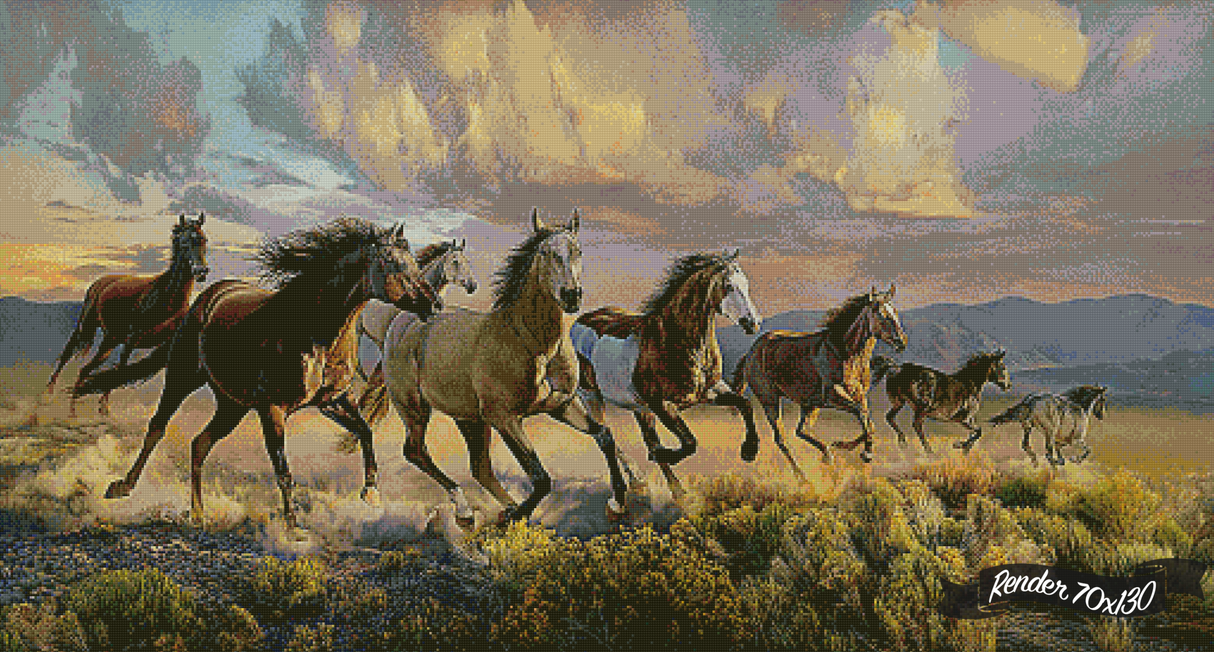 Prairie Thunder ©Russell Cobane. Licensed by MGL, www.mglart.com