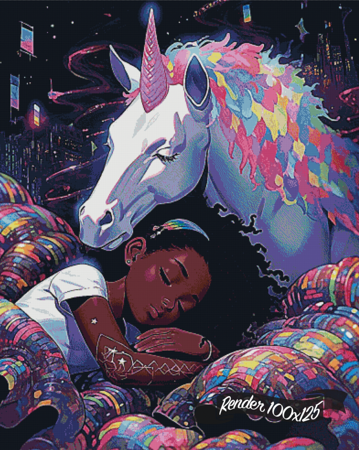I Dream Of Unicorns ©Afro_Anime_Senpai
