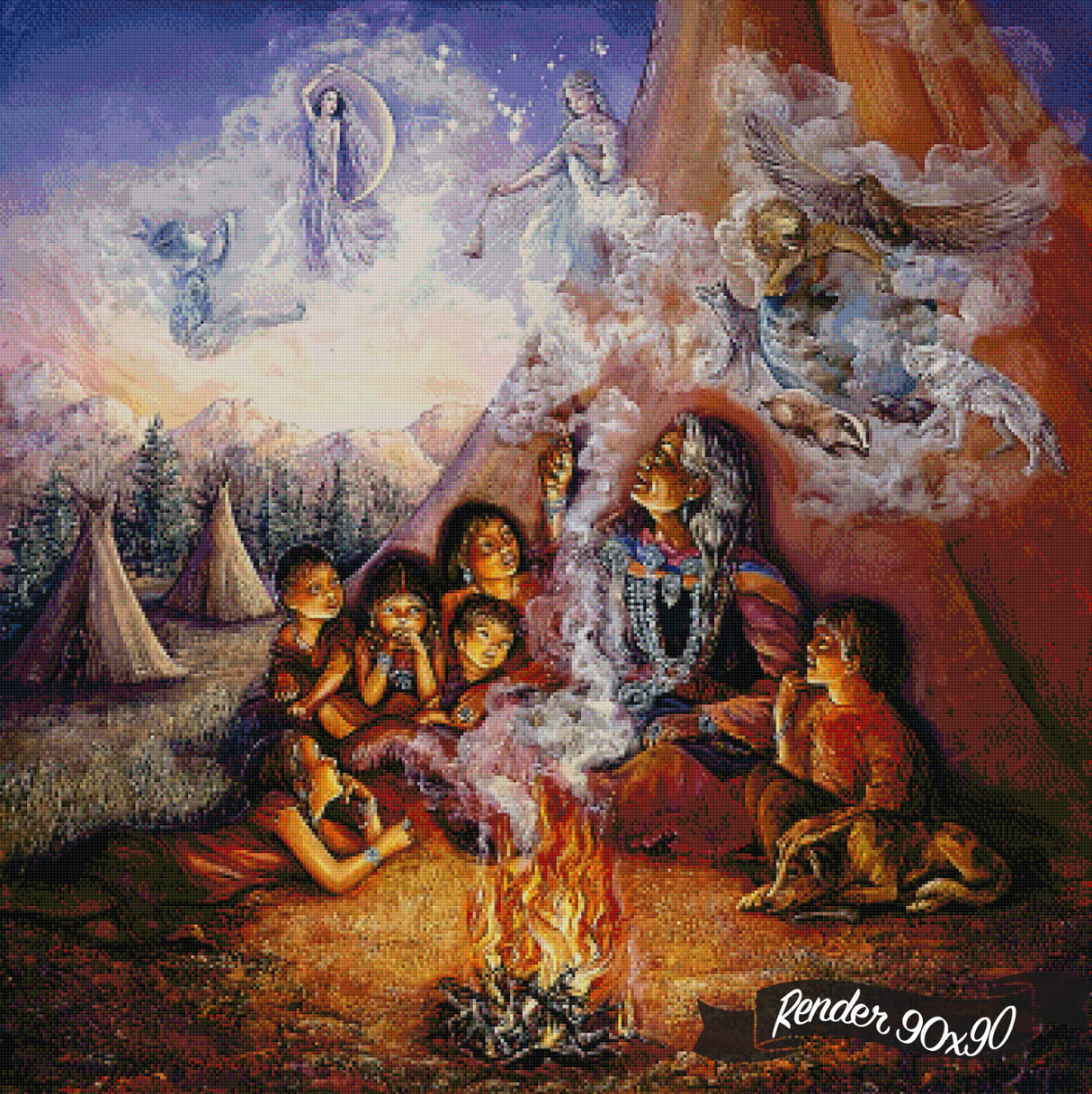 The Story Teller ©Josephine Wall