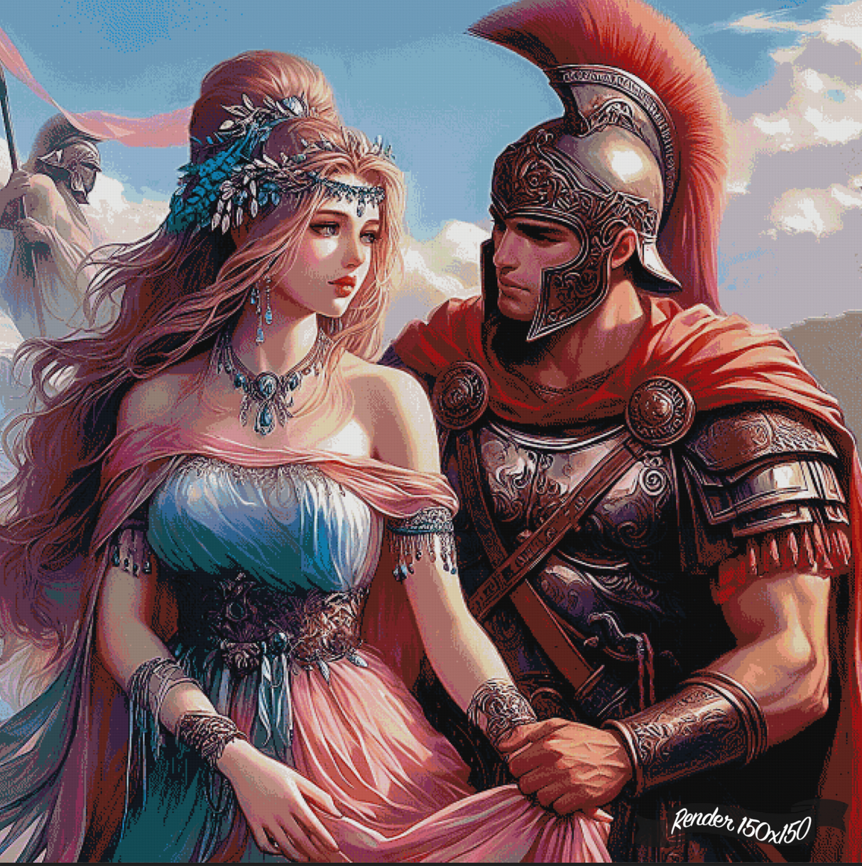 Rome's Champion, Athens' Jewel ©StacyDealArt