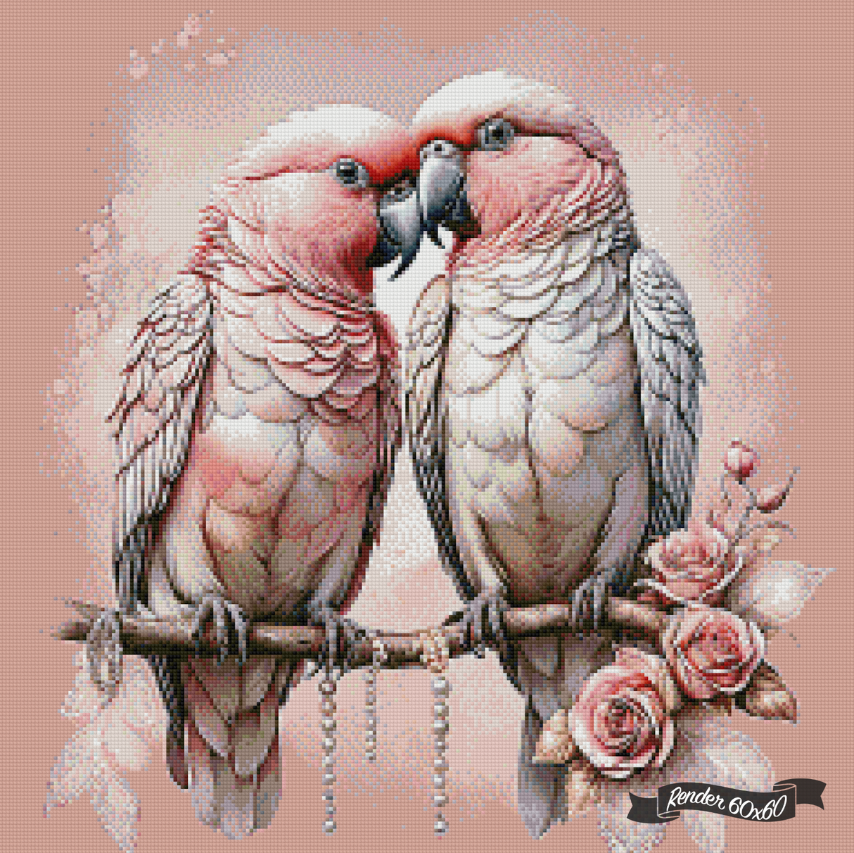 Kissing Parrots ©Jiri_AI