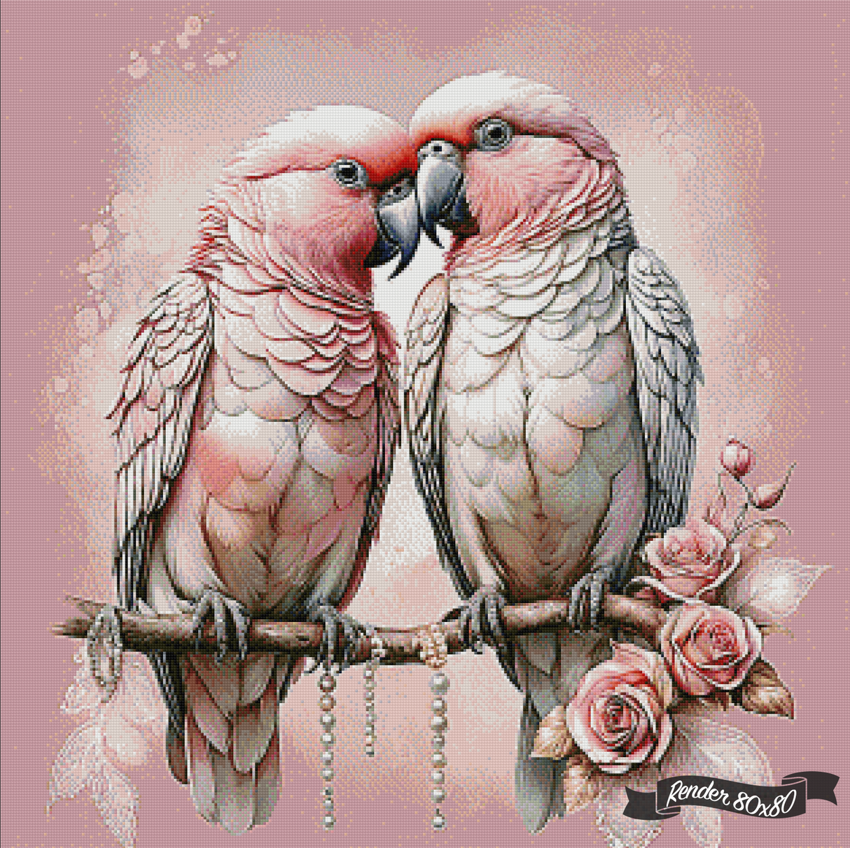 Kissing Parrots ©Jiri_AI