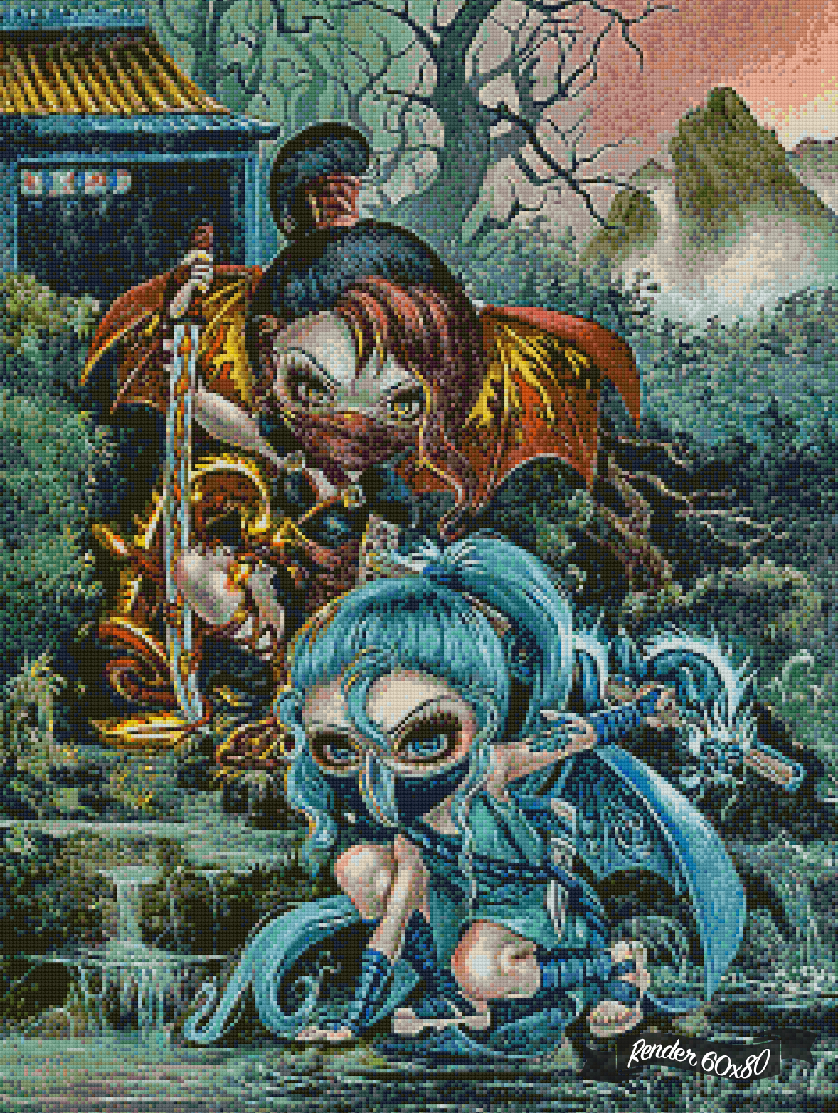 Ninja Dragonlings ©Jasmine Becket-Griffith