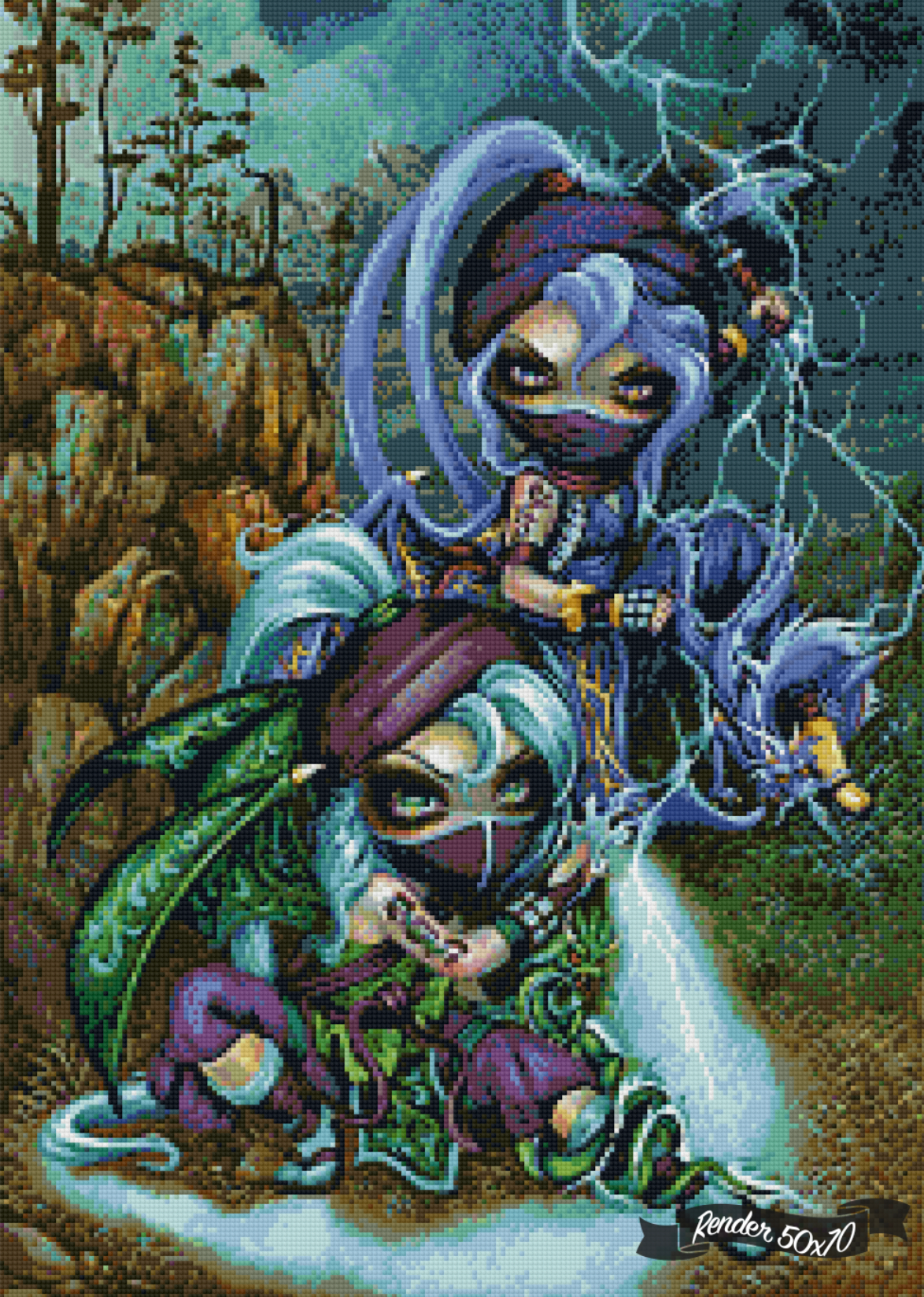 Ninja Dragonlings 2 ©Jasmine Becket-Griffith