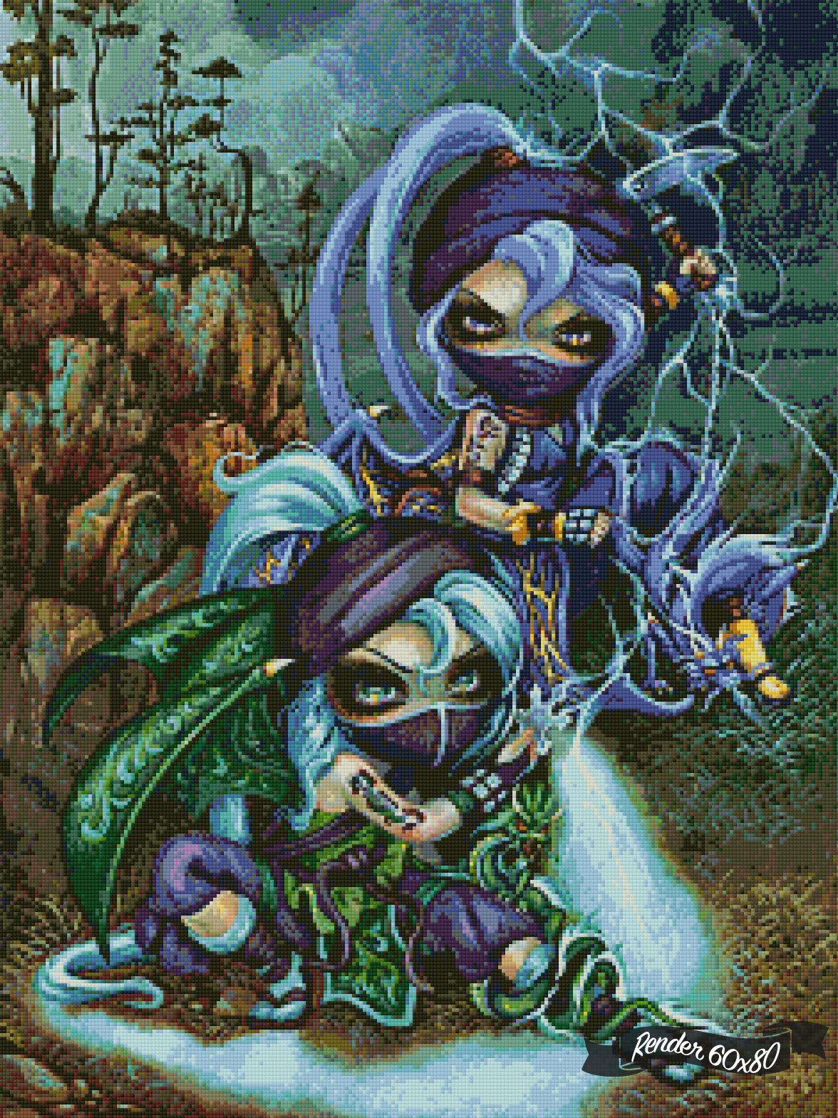 Ninja Dragonlings 2 ©Jasmine Becket-Griffith