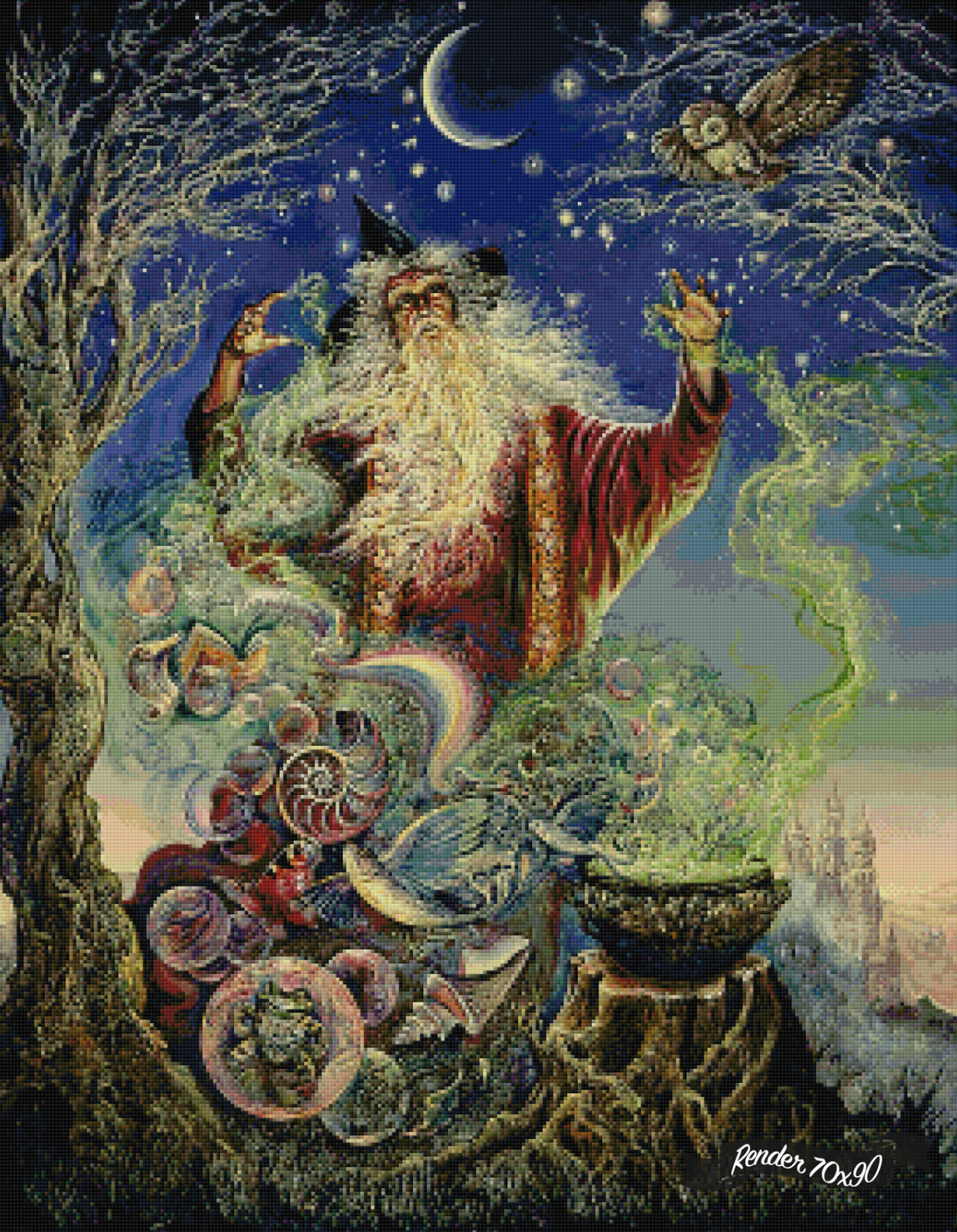 Merlin's Magic ©Josephine Wall