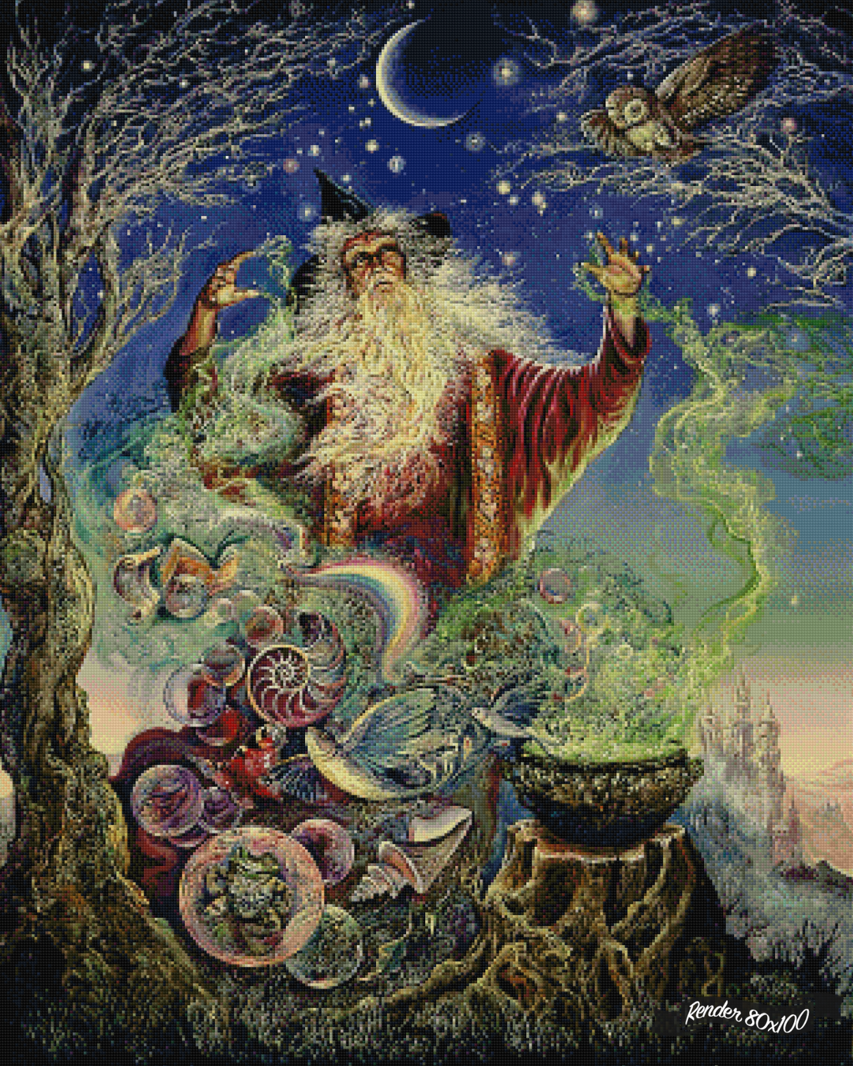 Merlin's Magic ©Josephine Wall