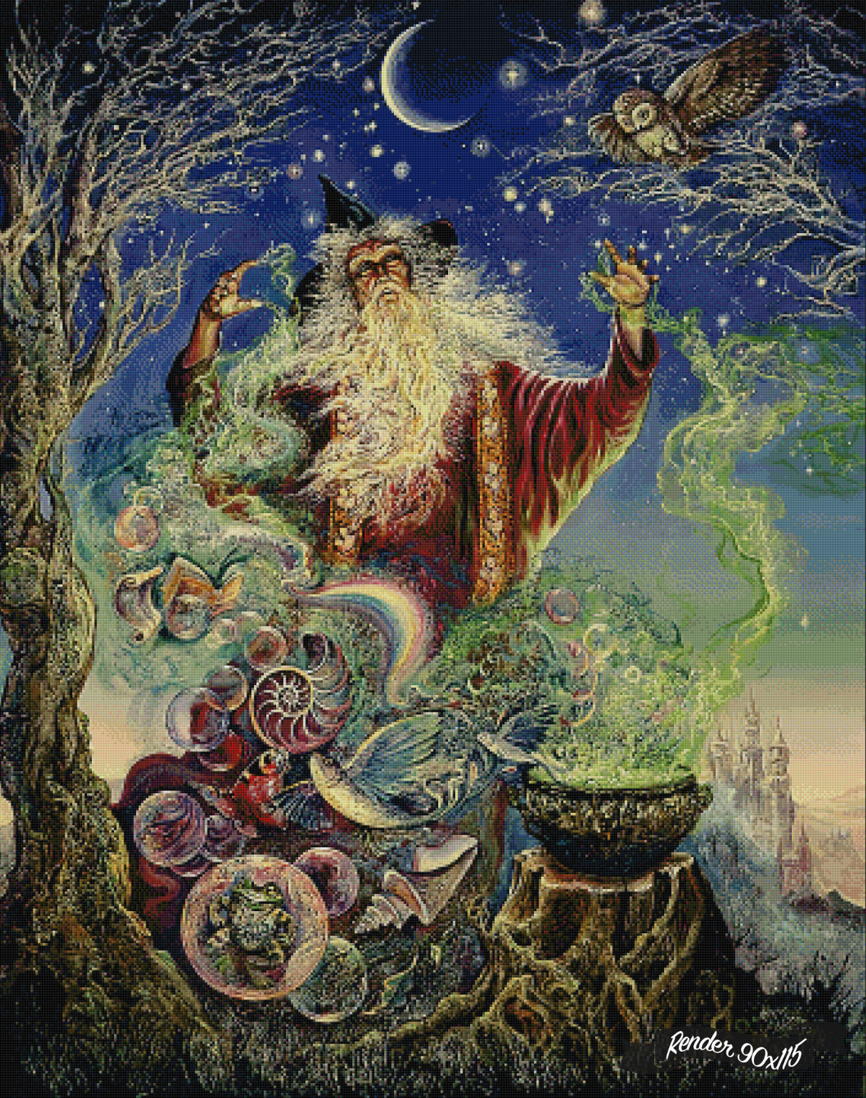Merlin's Magic ©Josephine Wall