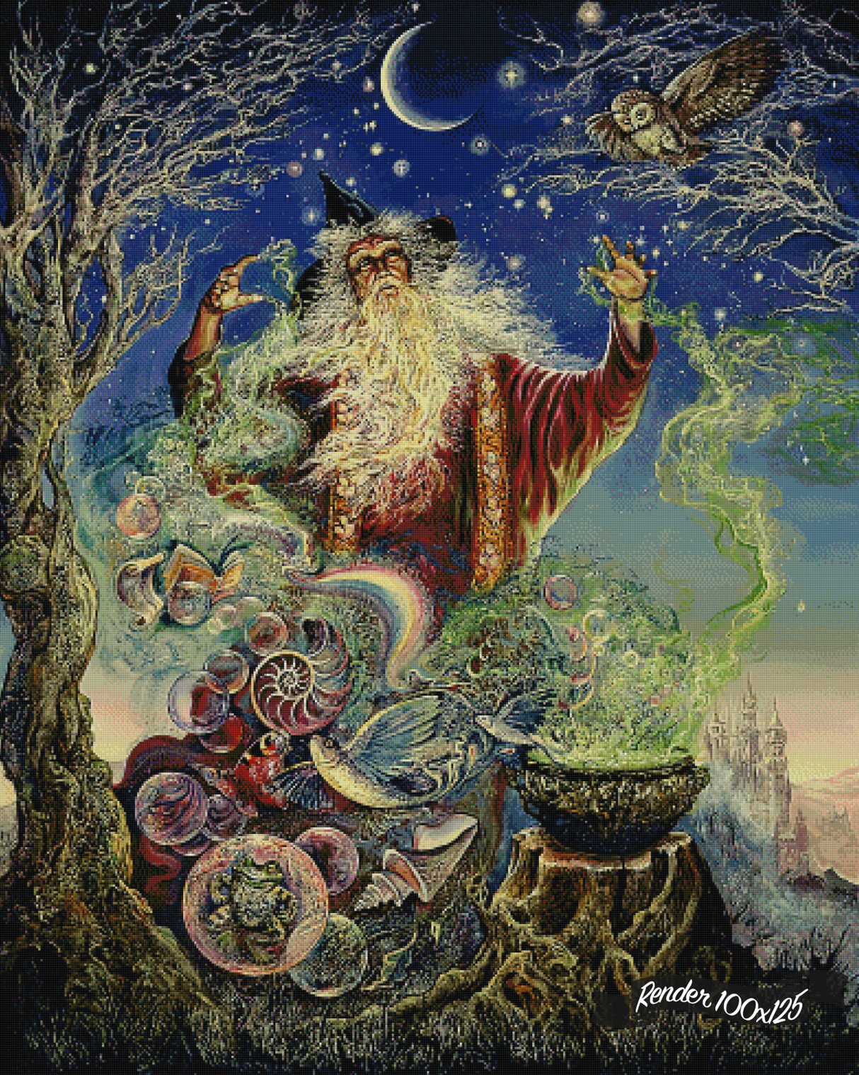 Merlin's Magic ©Josephine Wall