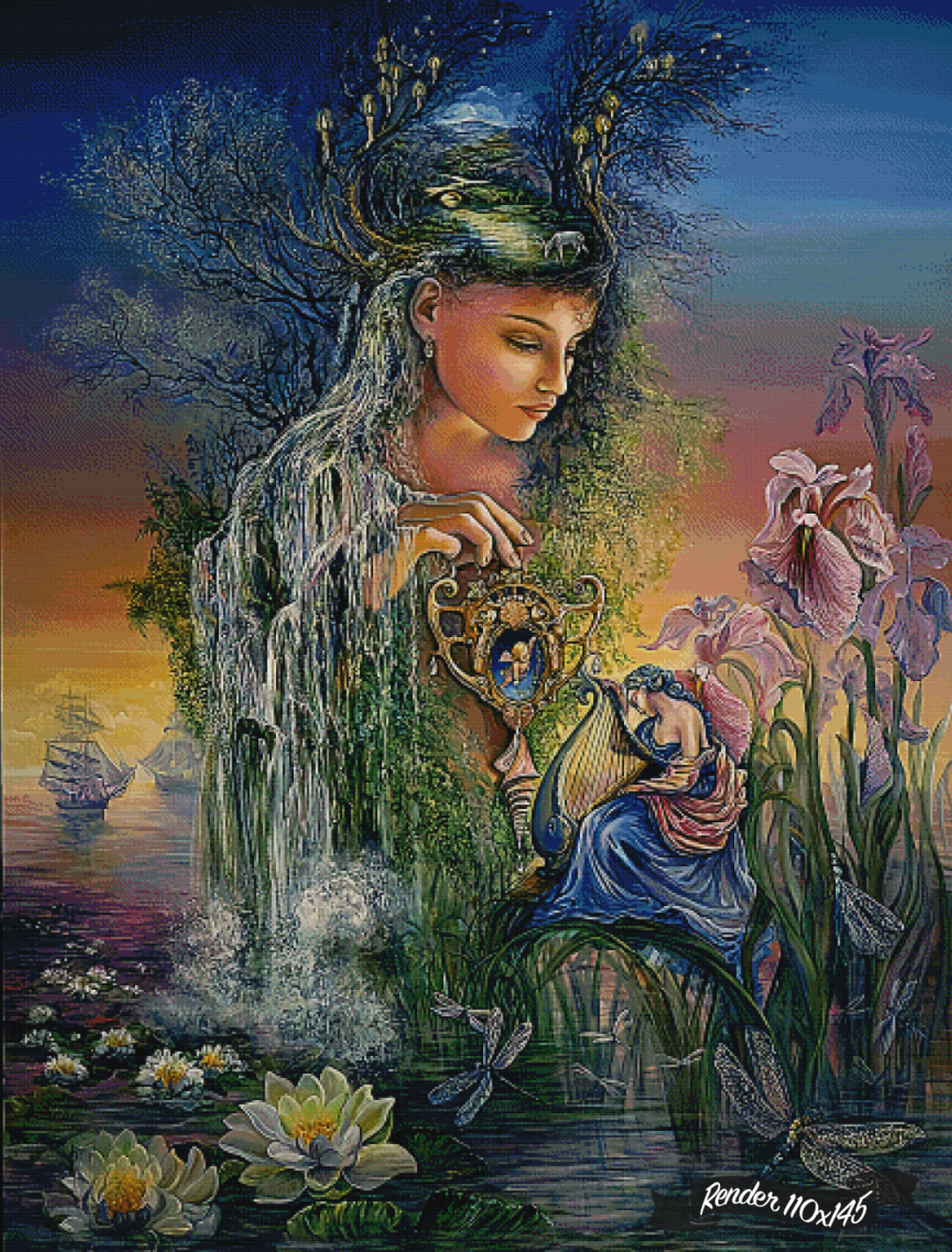 Undine ©Josephine Wall