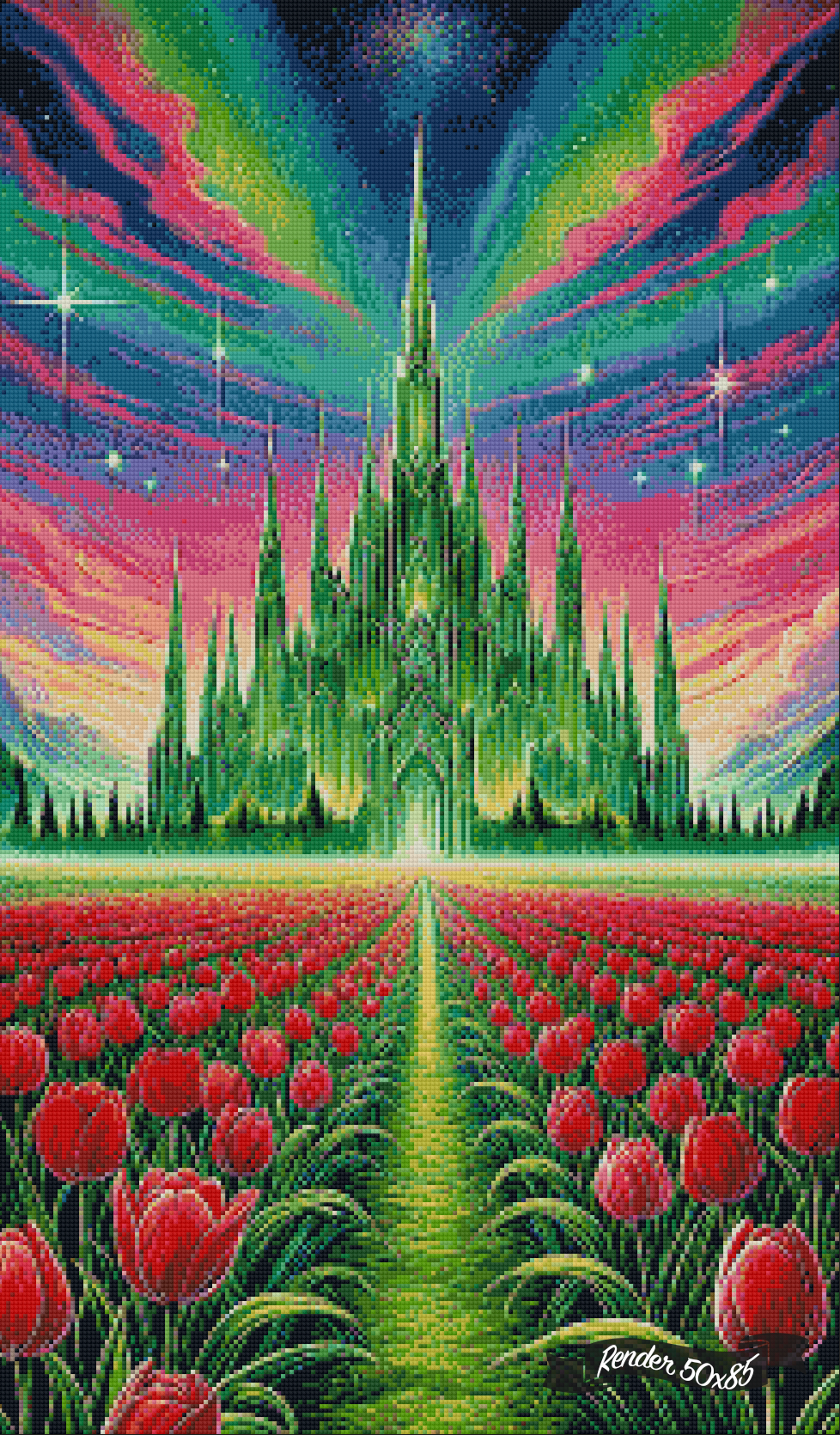 Emerald Castle ©Cocomarshmallow Art