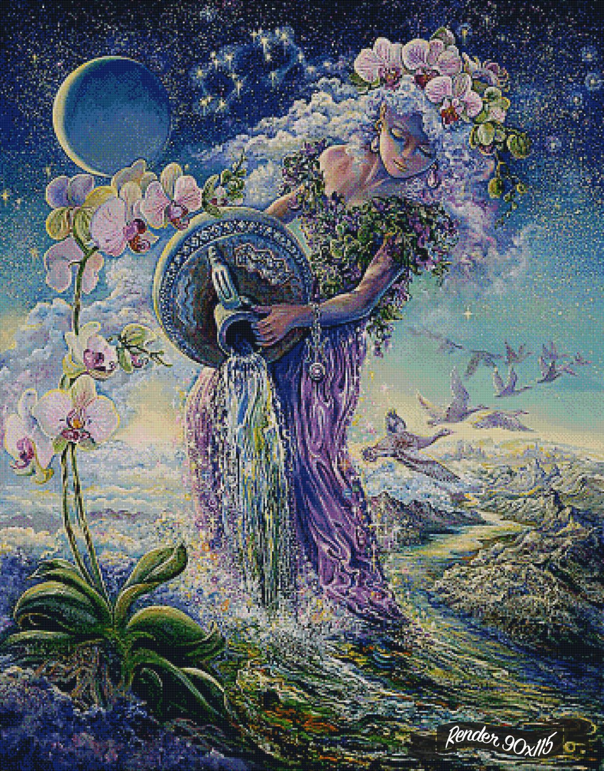 Aquarius ©Josephine Wall