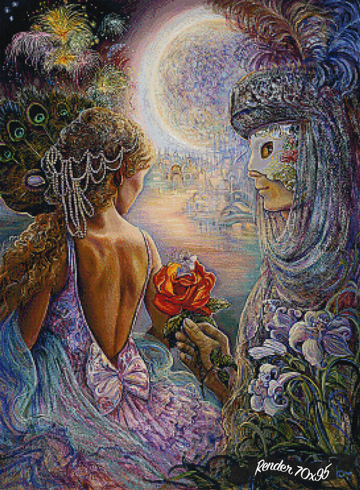 Masque Of Love ©Josephine Wall