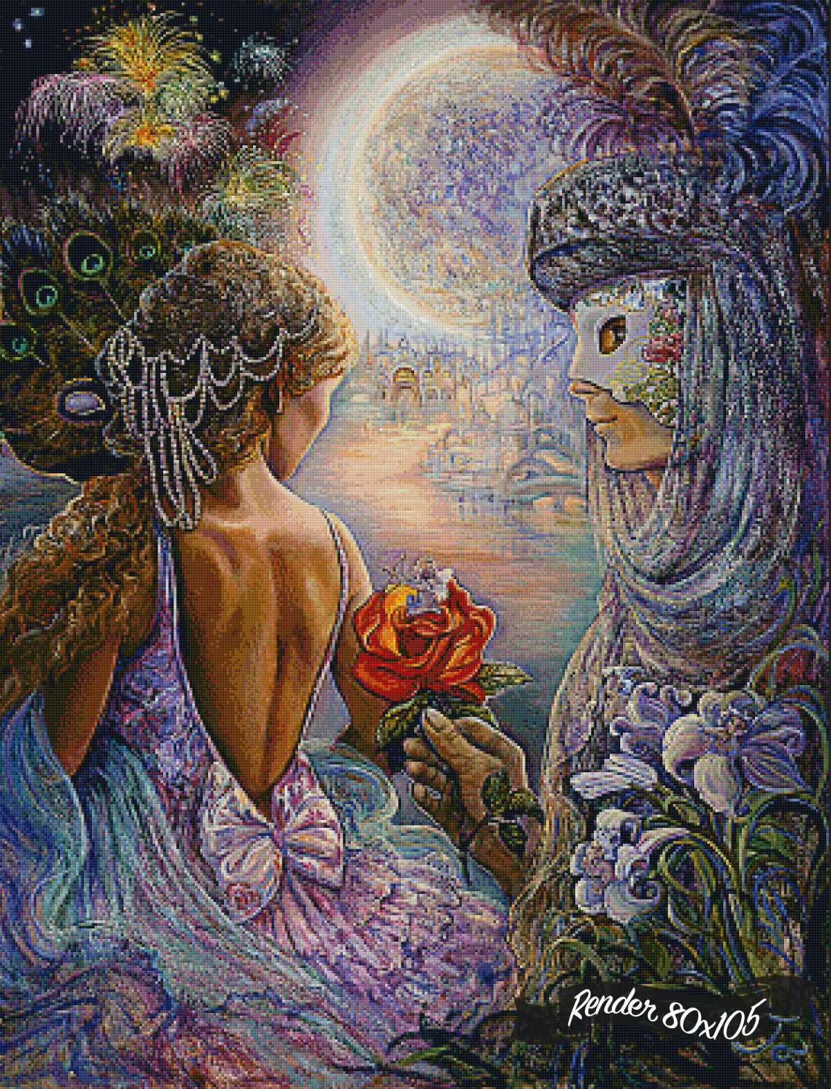 Masque Of Love ©Josephine Wall