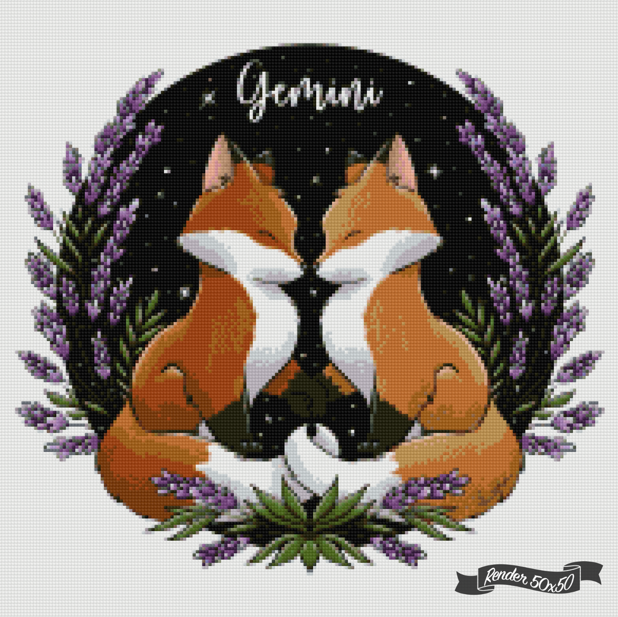 Cute Gemini ©Parente Illustration