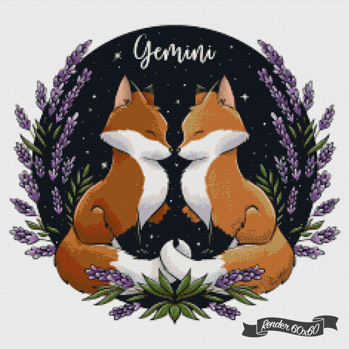 Cute Gemini ©Parente Illustration
