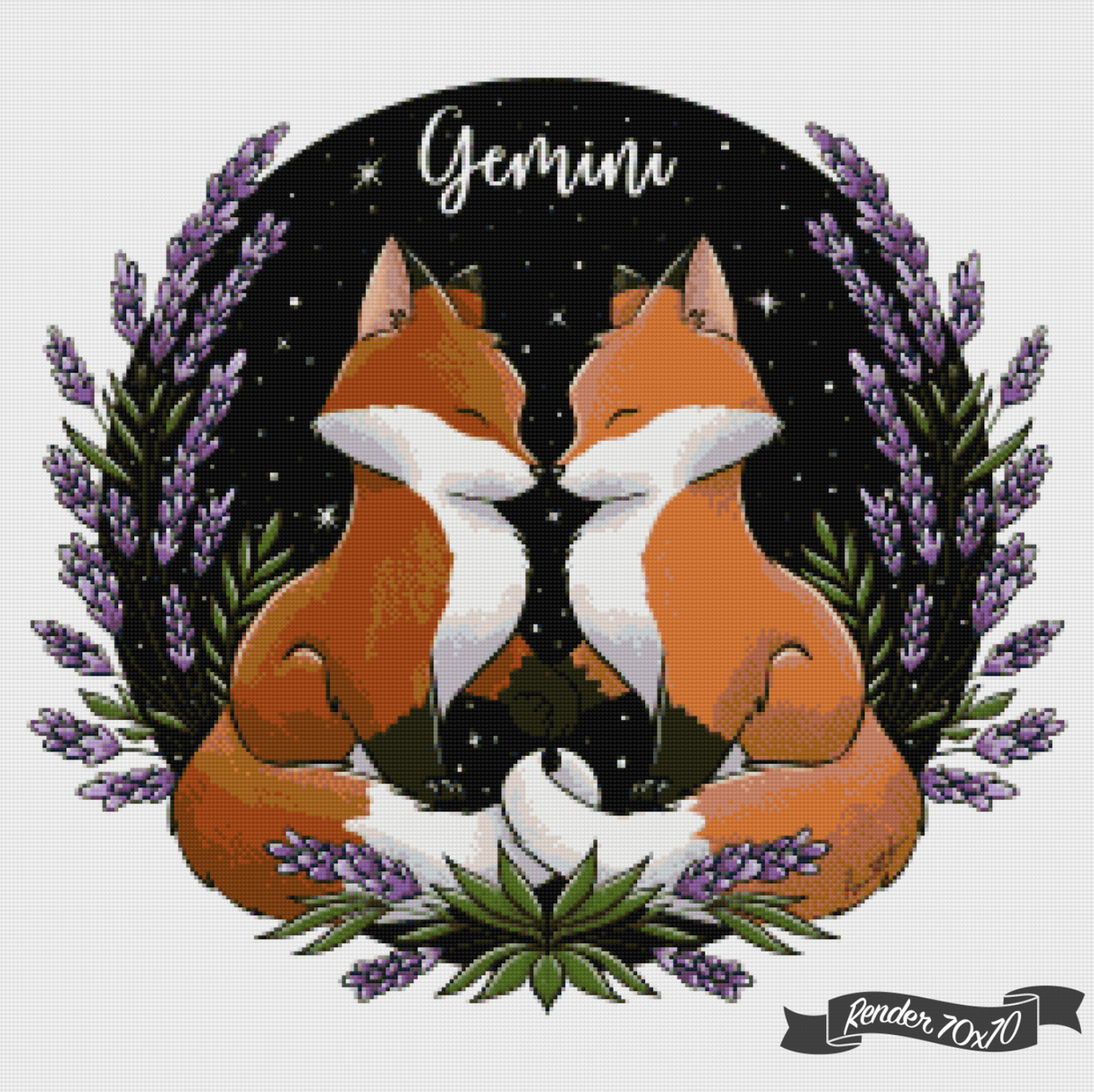Cute Gemini ©Parente Illustration