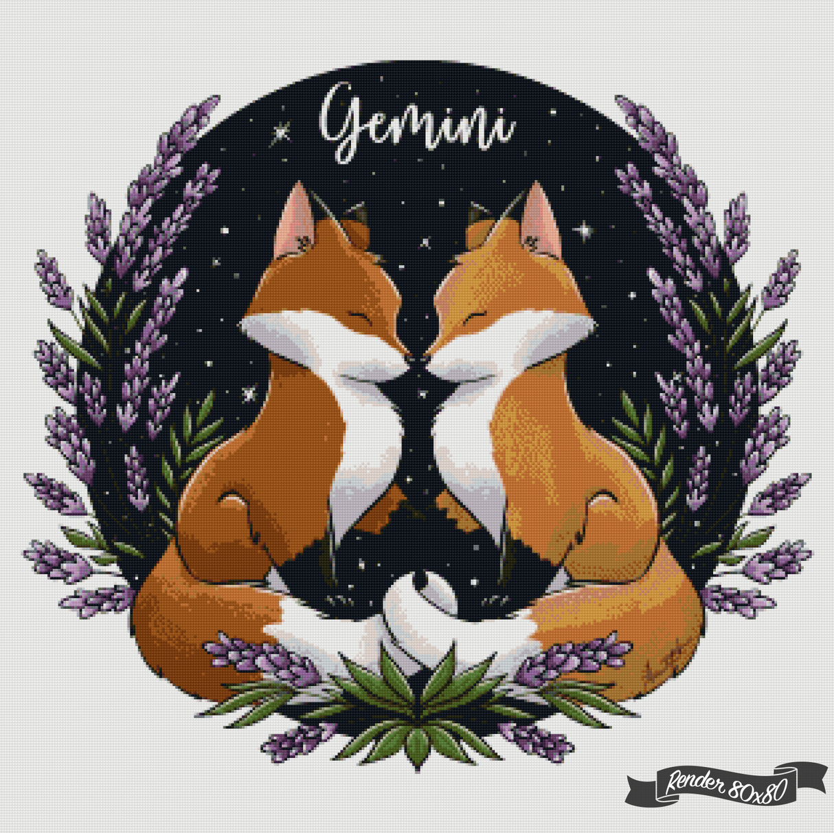 Cute Gemini ©Parente Illustration
