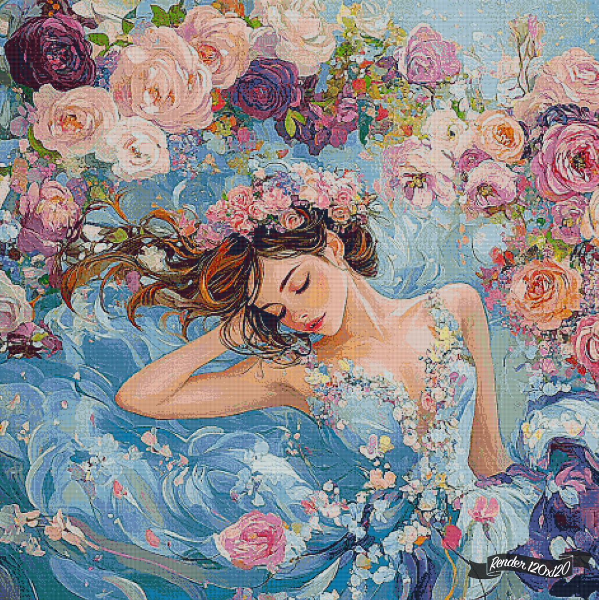 Dreaming In Blooms ©Diamants et Strass