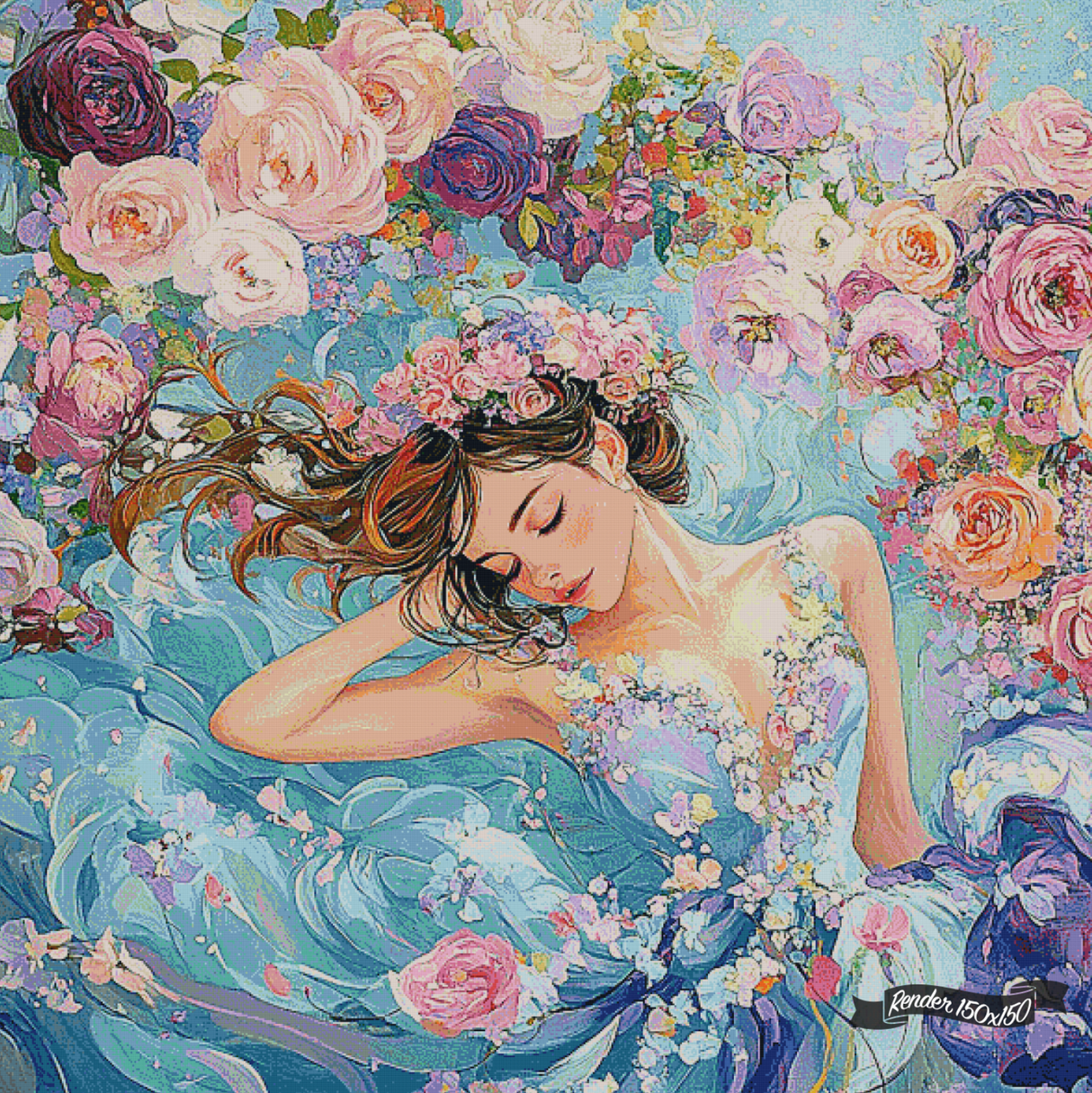 Dreaming In Blooms ©Diamants et Strass