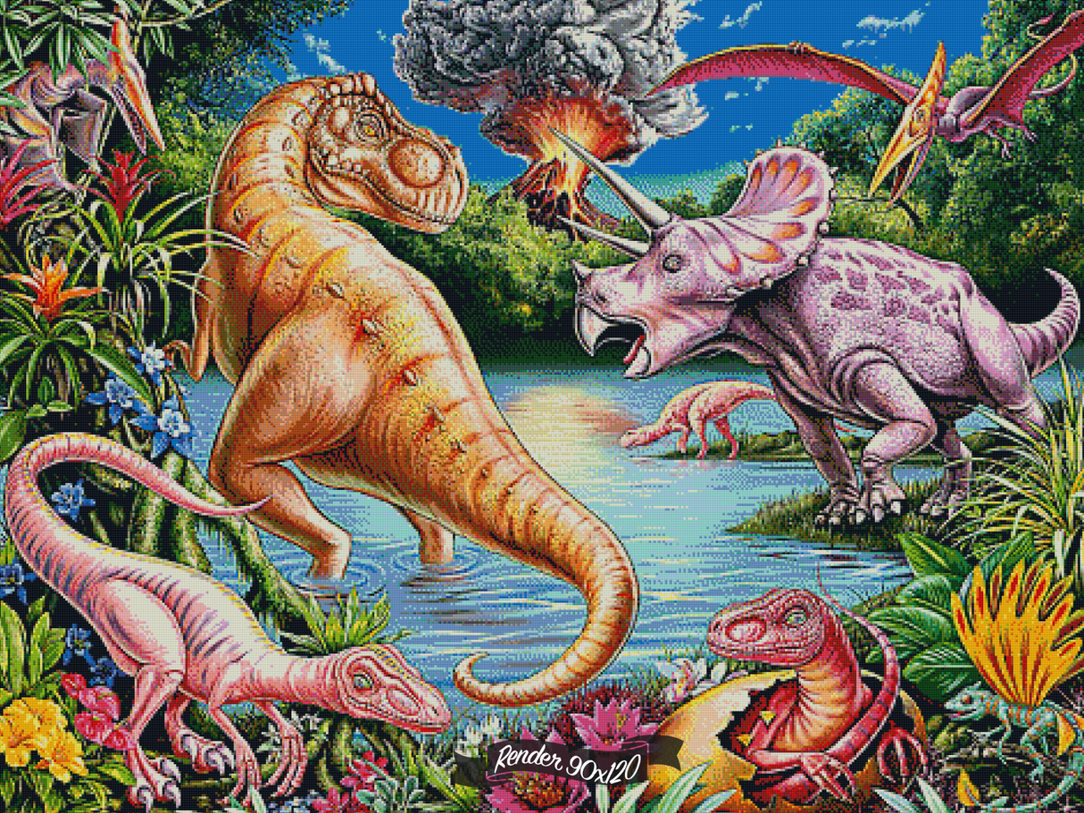 Dino Lagoon ©Mark Gregory. Licensed by MGL, www.mglart.com