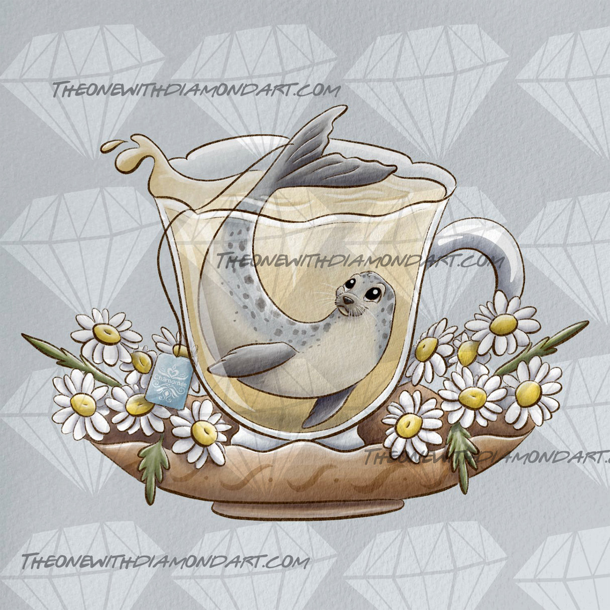 Tea Collective - Seal ©Parente Illustration