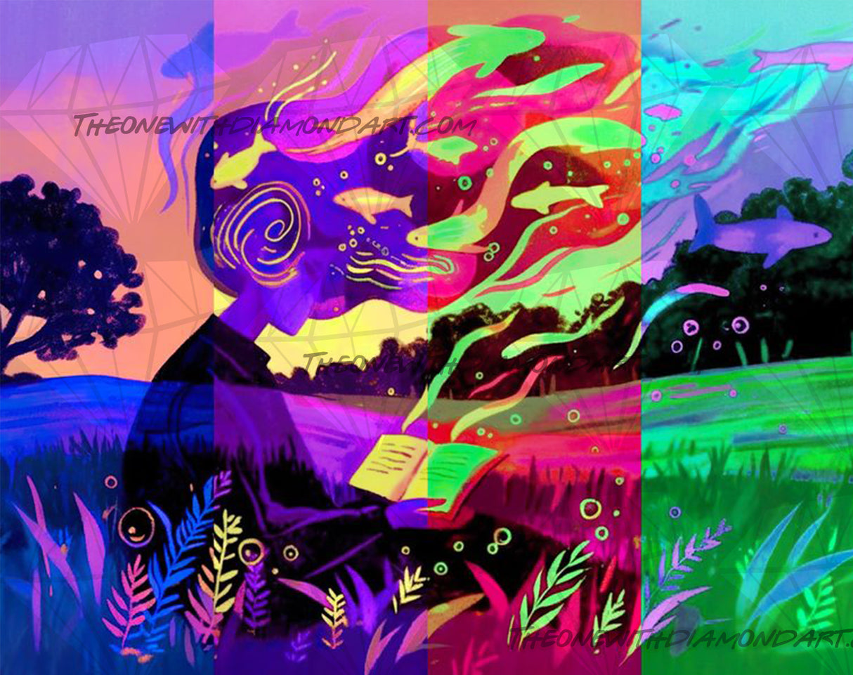 Seeing Rainbows In A Book ©Titan Aiaia