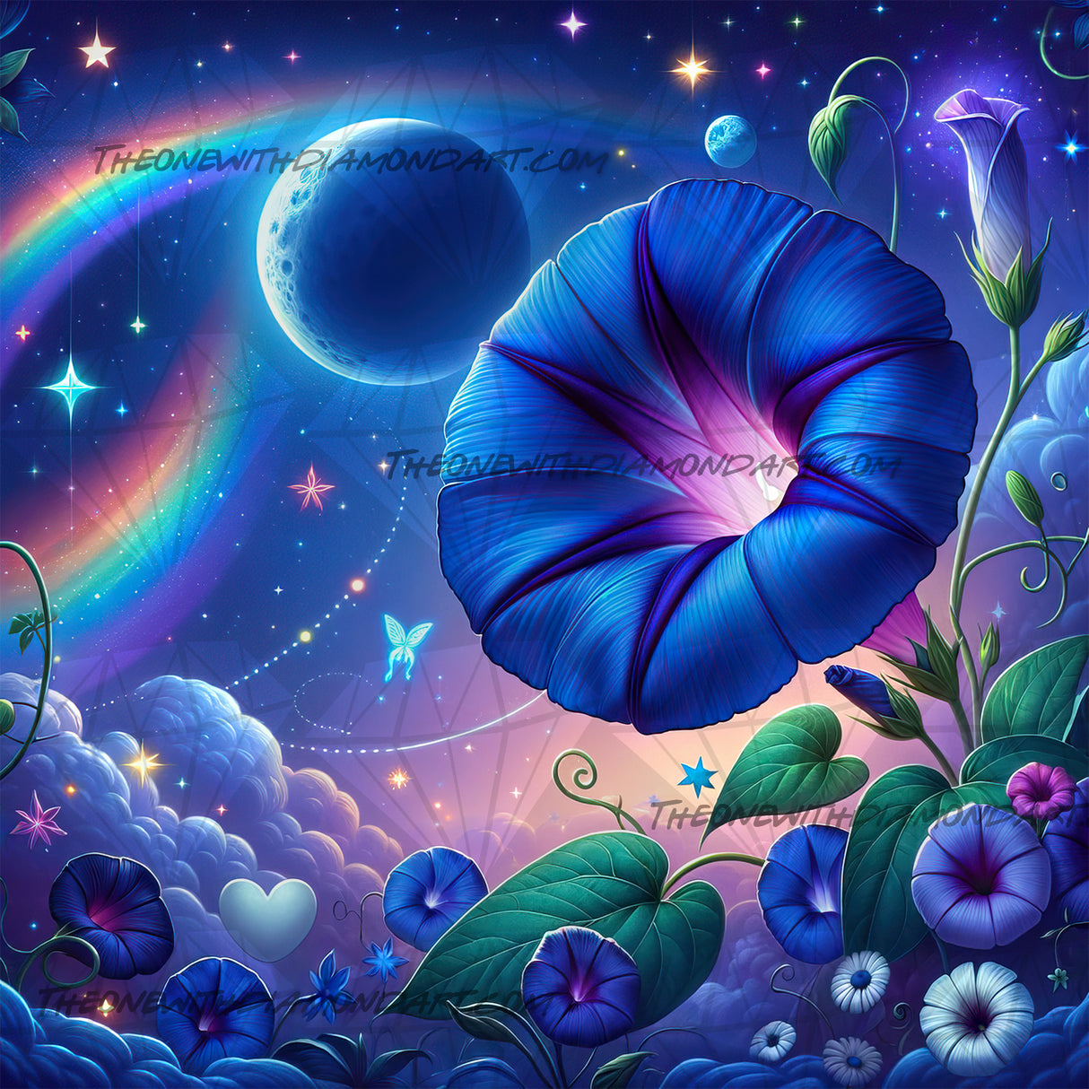 September - Sapphire Morning Glory ©Laura @cocomarshmallow_art